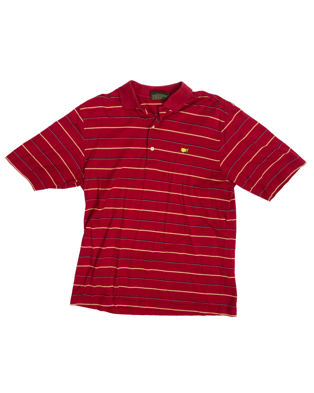 Masters Red Striped Polo