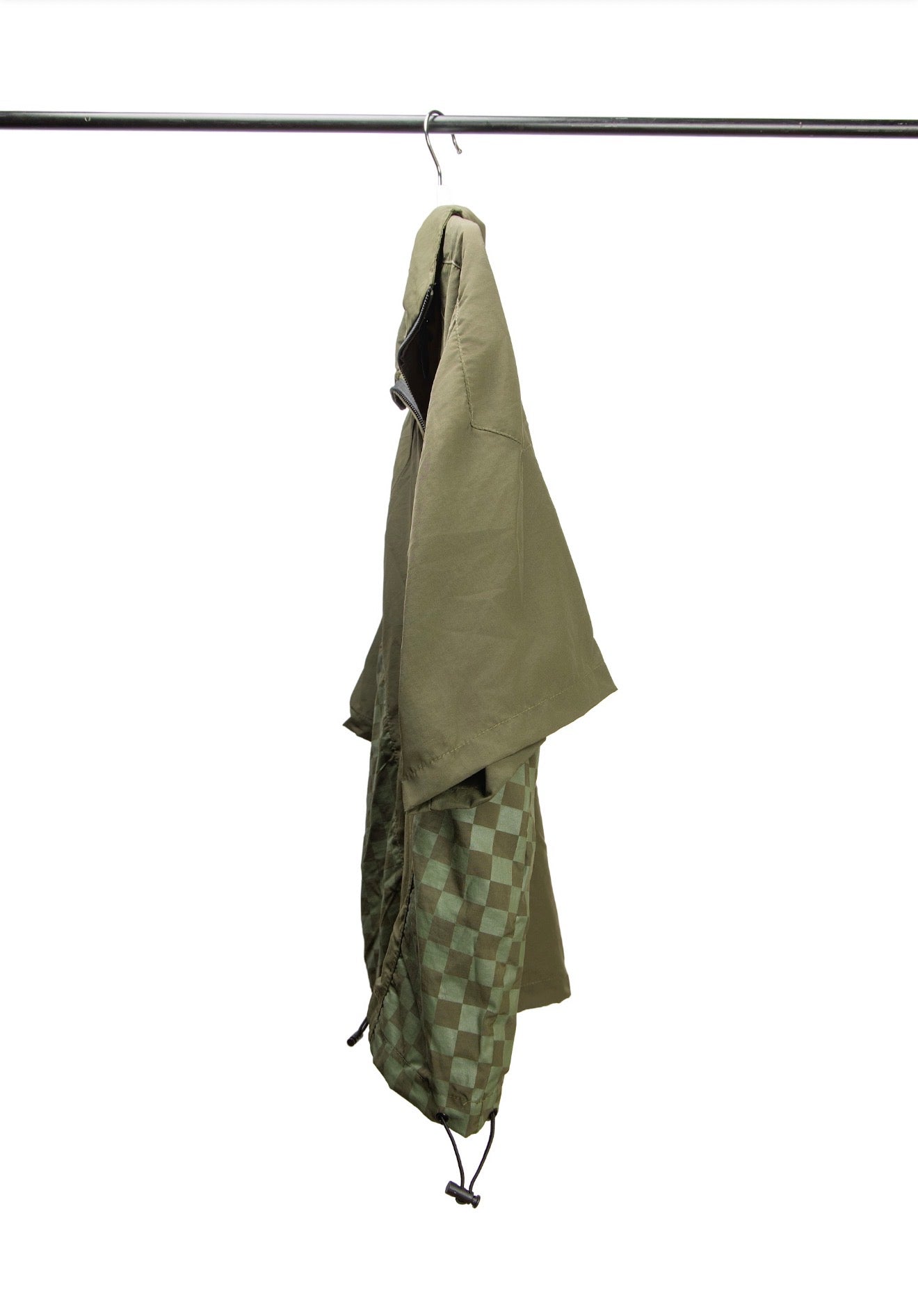 The Check Strike Windbreaker - Moss