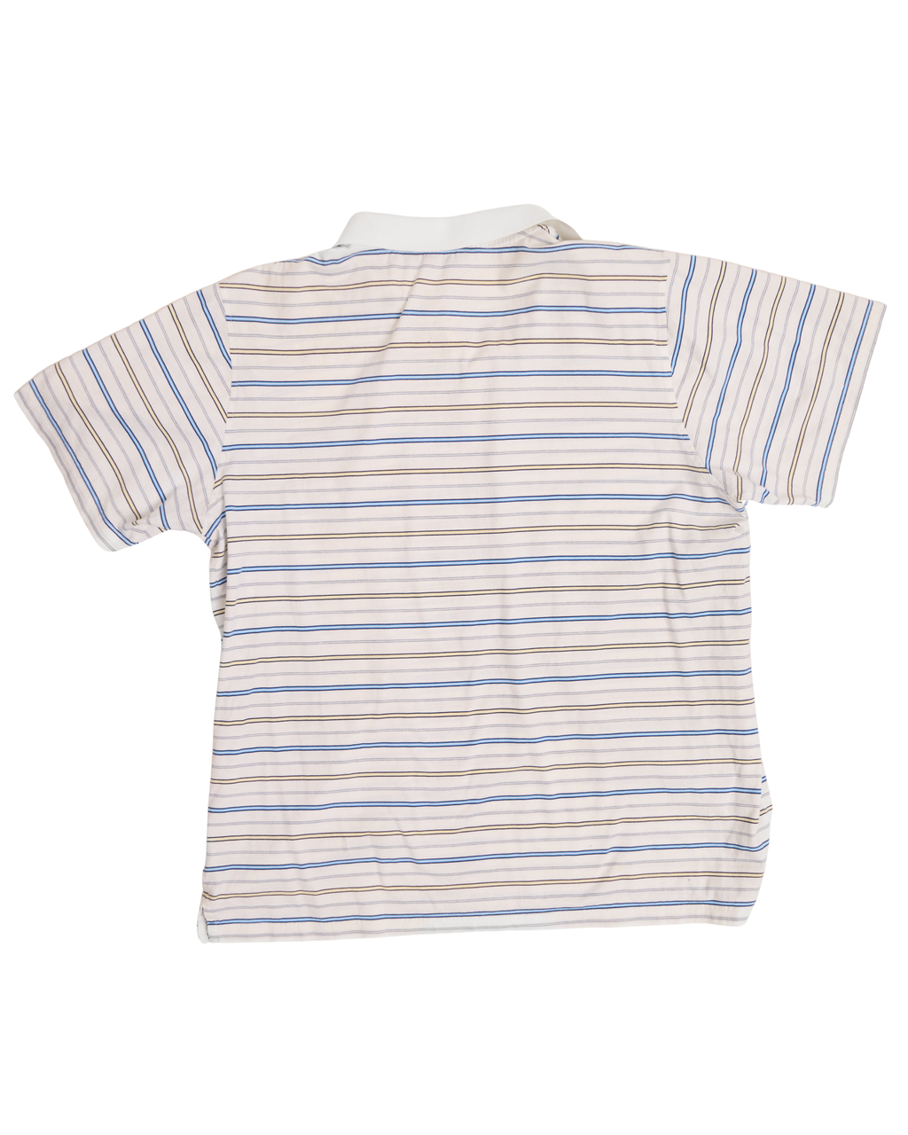 Masters Blue and Yellow Stripe Polo