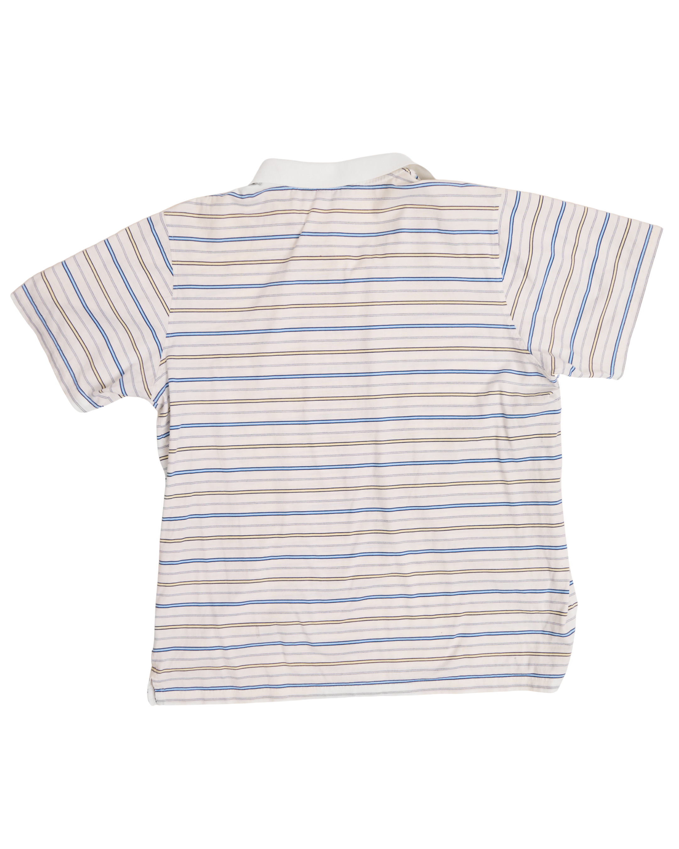 Masters Blue and Yellow Stripe Polo