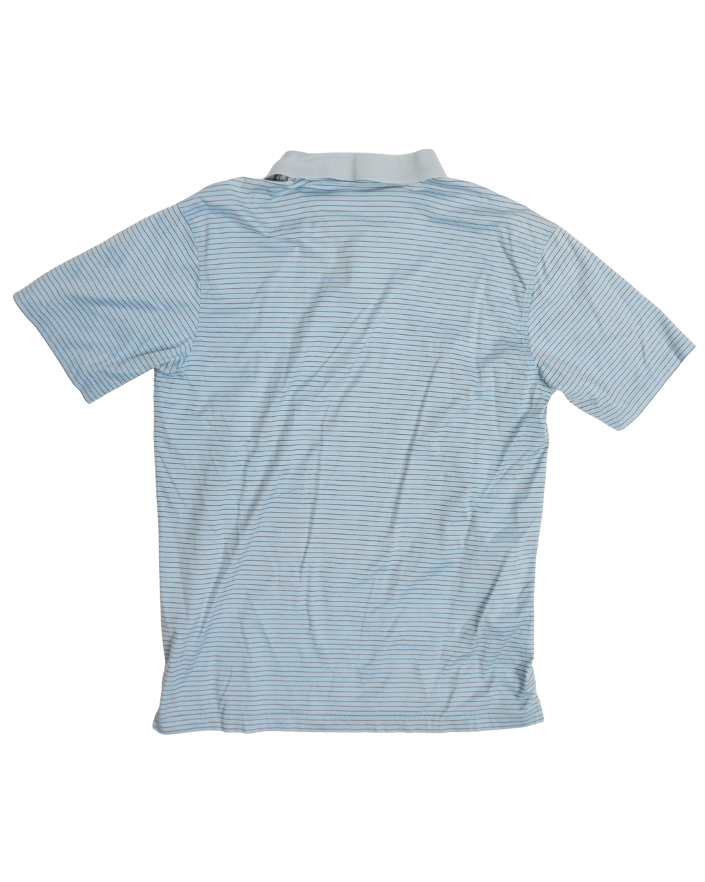 Masters Powder Blue Striped Polo
