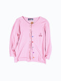 Women's Pink Golf Cardigan