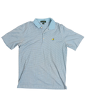 Masters Powder Blue Striped Polo