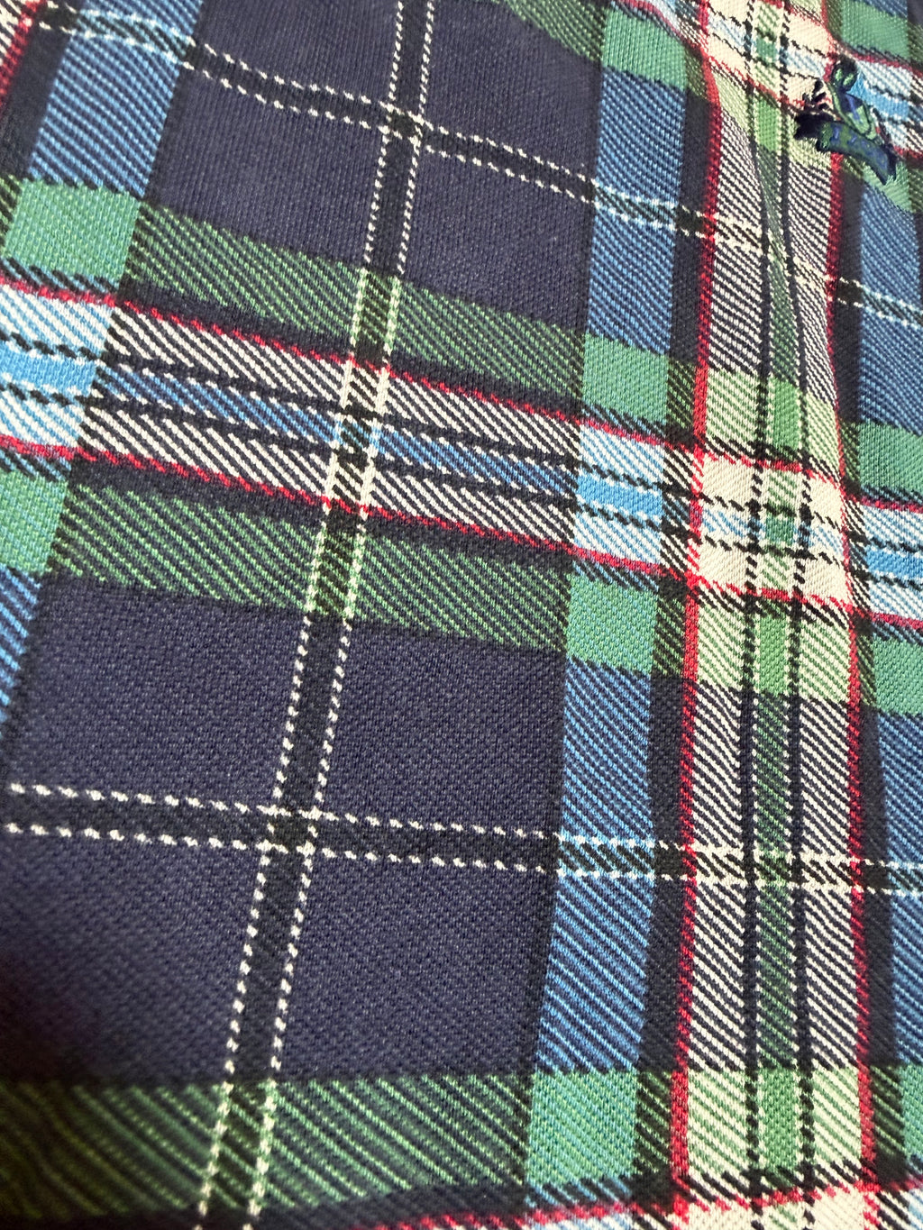 Vintage IZOD Plaid Polo