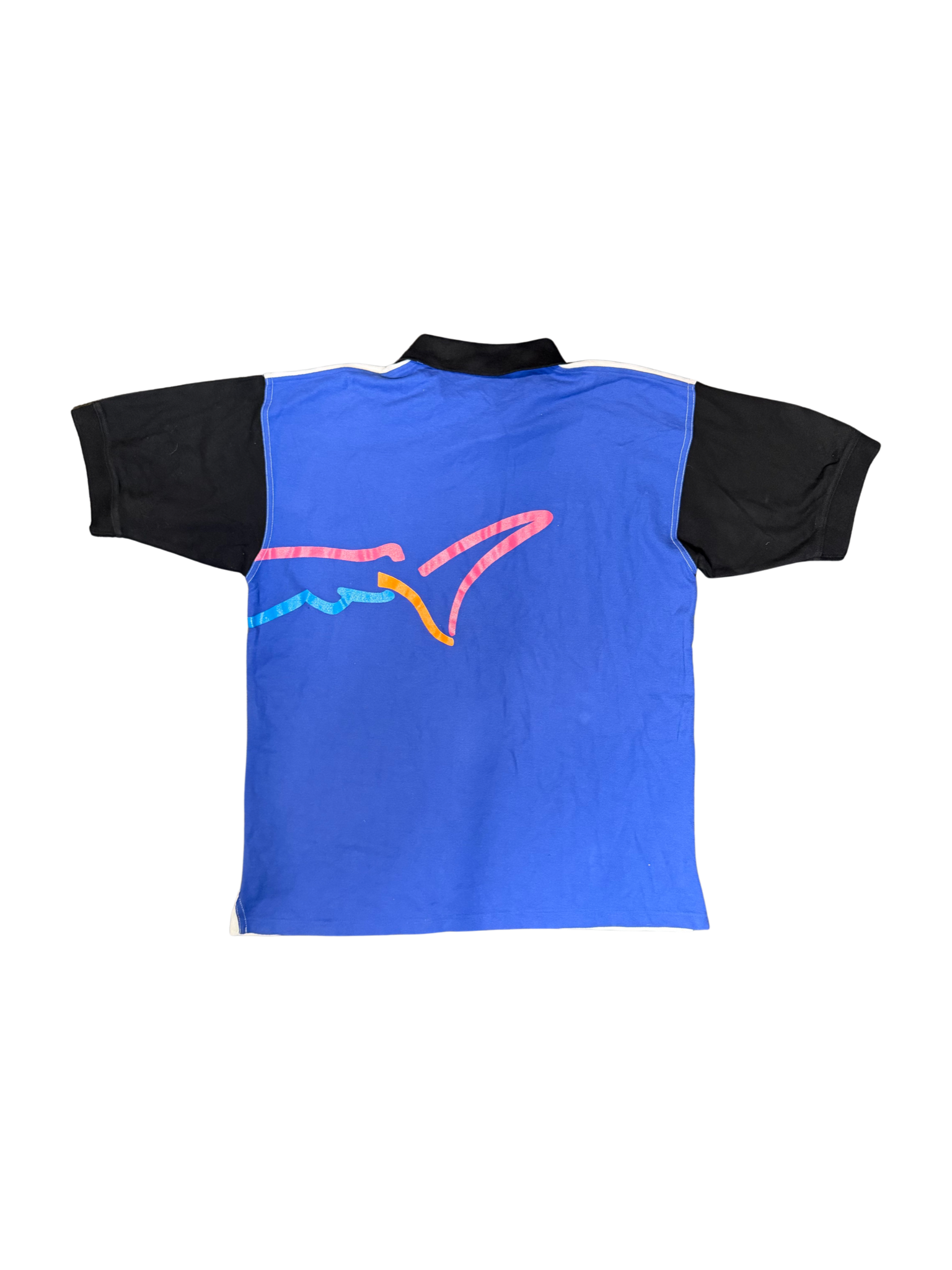 Vintage Greg Norman Shark Wrap Around Graphic Polo - Size L