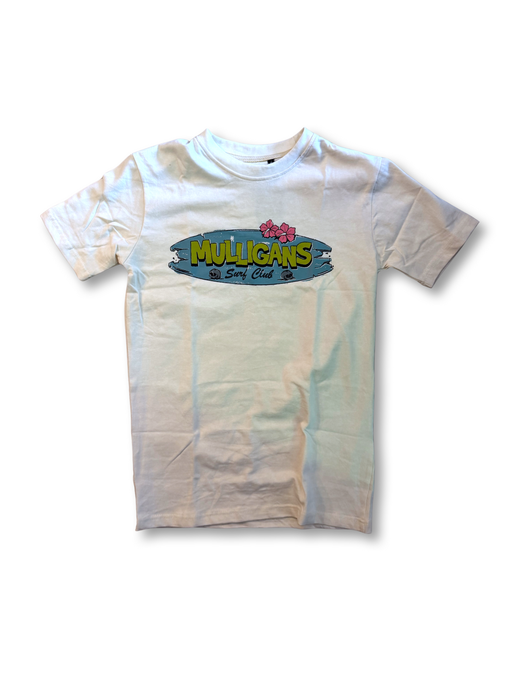 The Mulligan's Surf Club Tee - Washed White