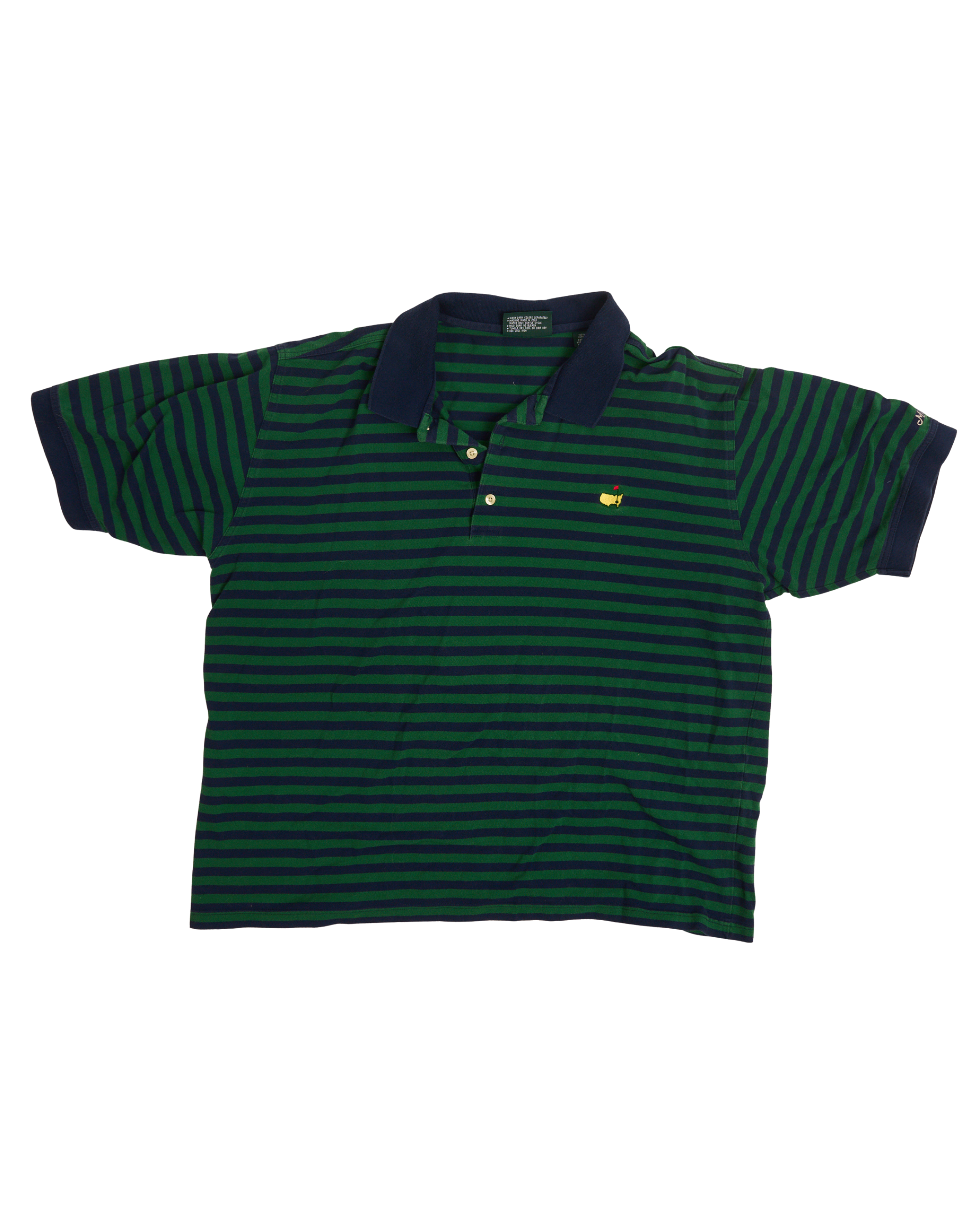 Masters Blue and Green Stripe Polo
