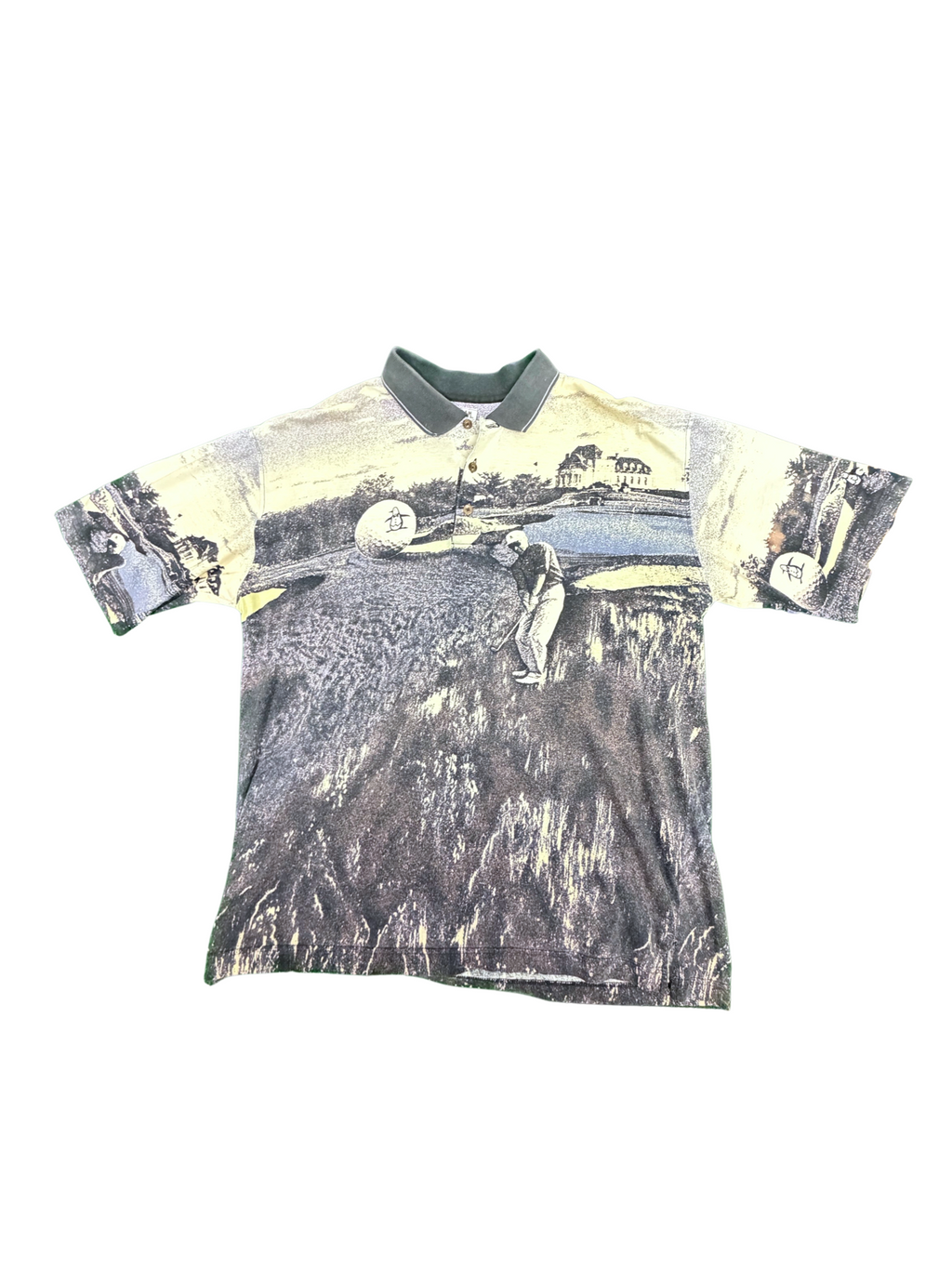 Vintage Grand Slam AOP Golfer Polo