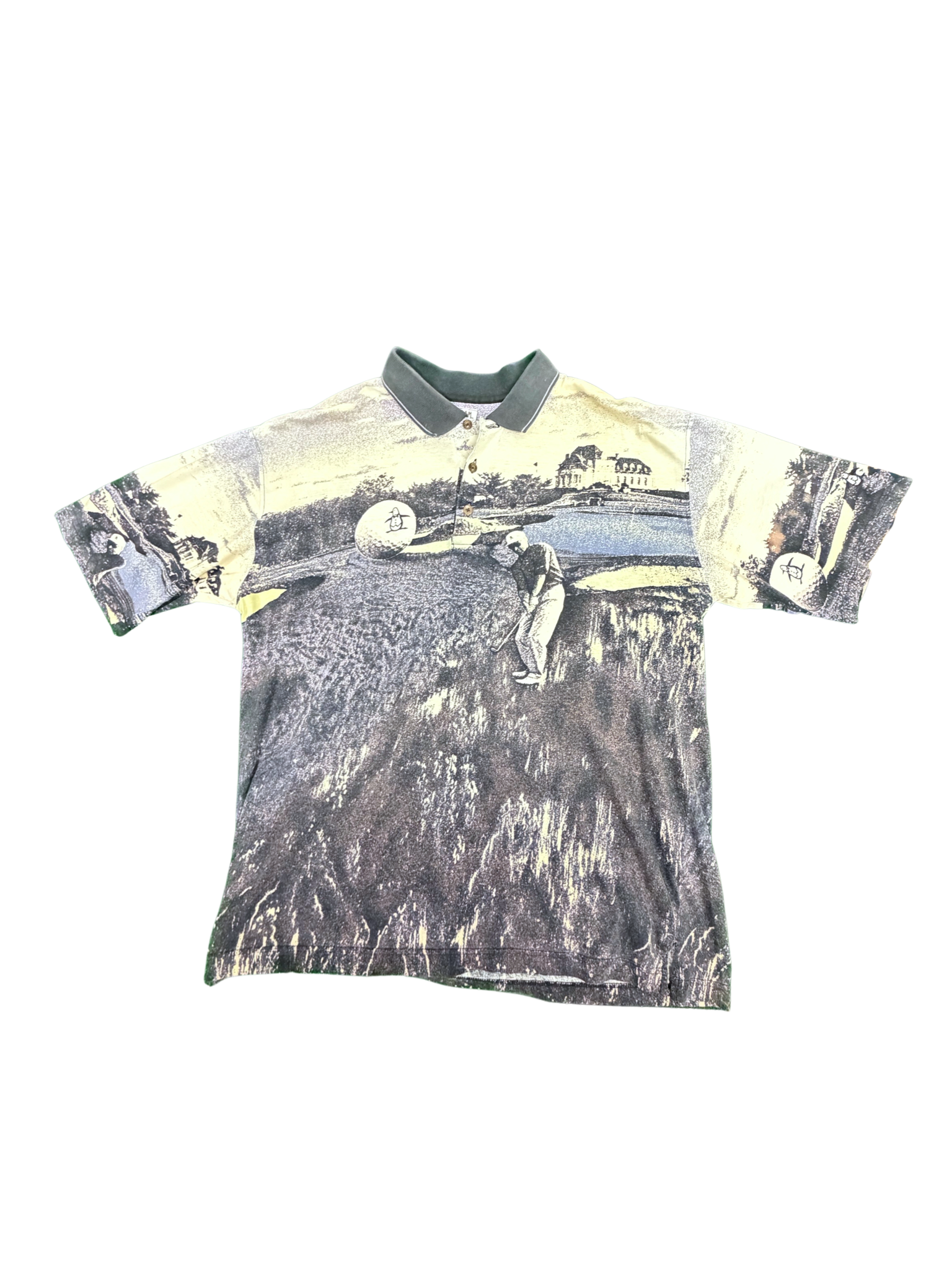 Vintage Grand Slam AOP Golfer Polo