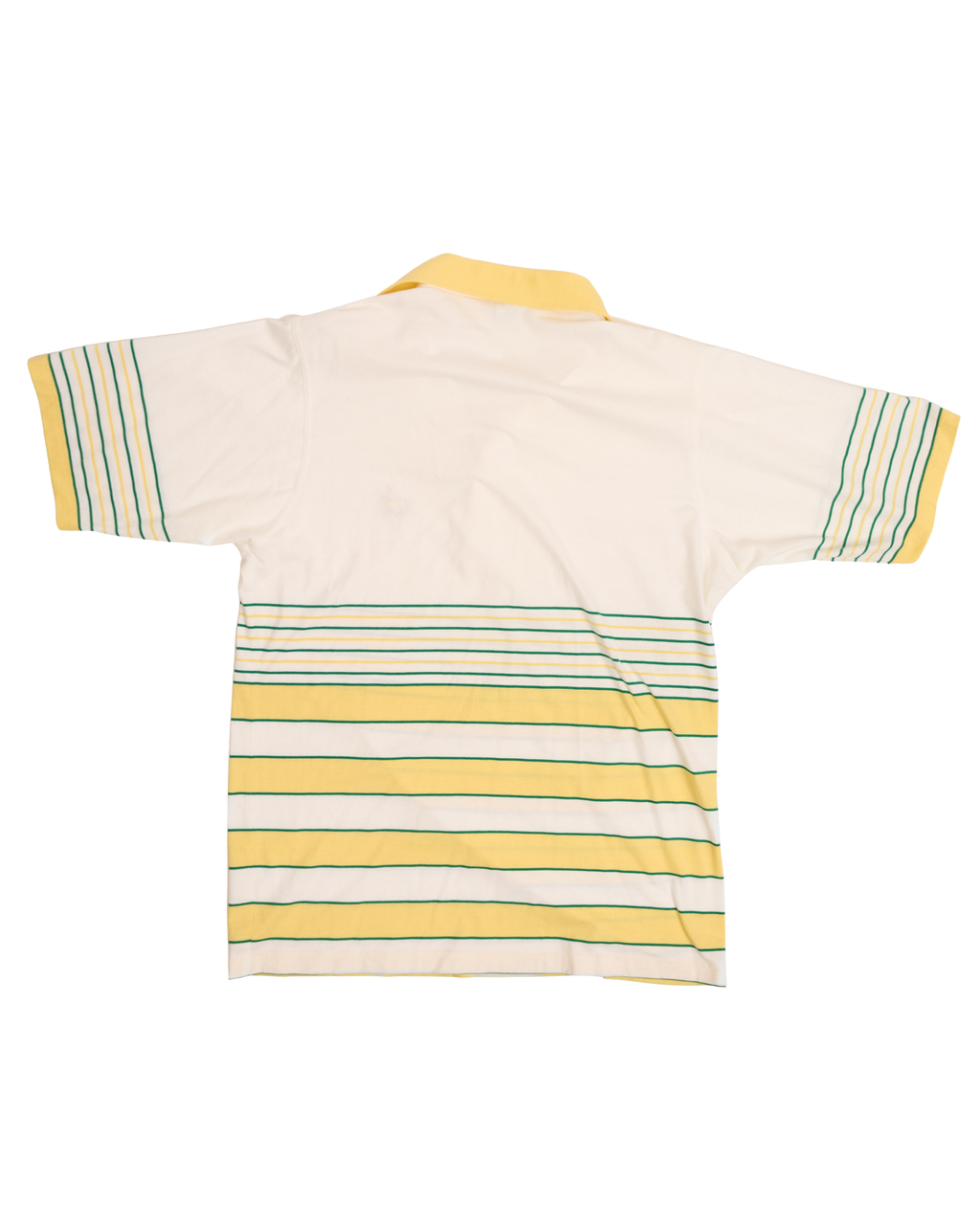 Masters Yellow and White Striped Polo