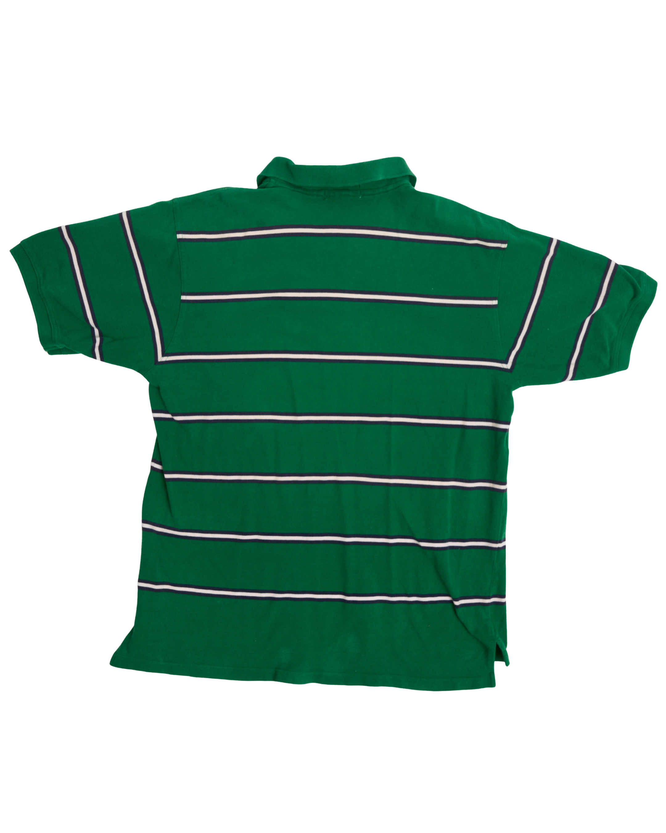 Masters Blue, White, Green Stripe Polo