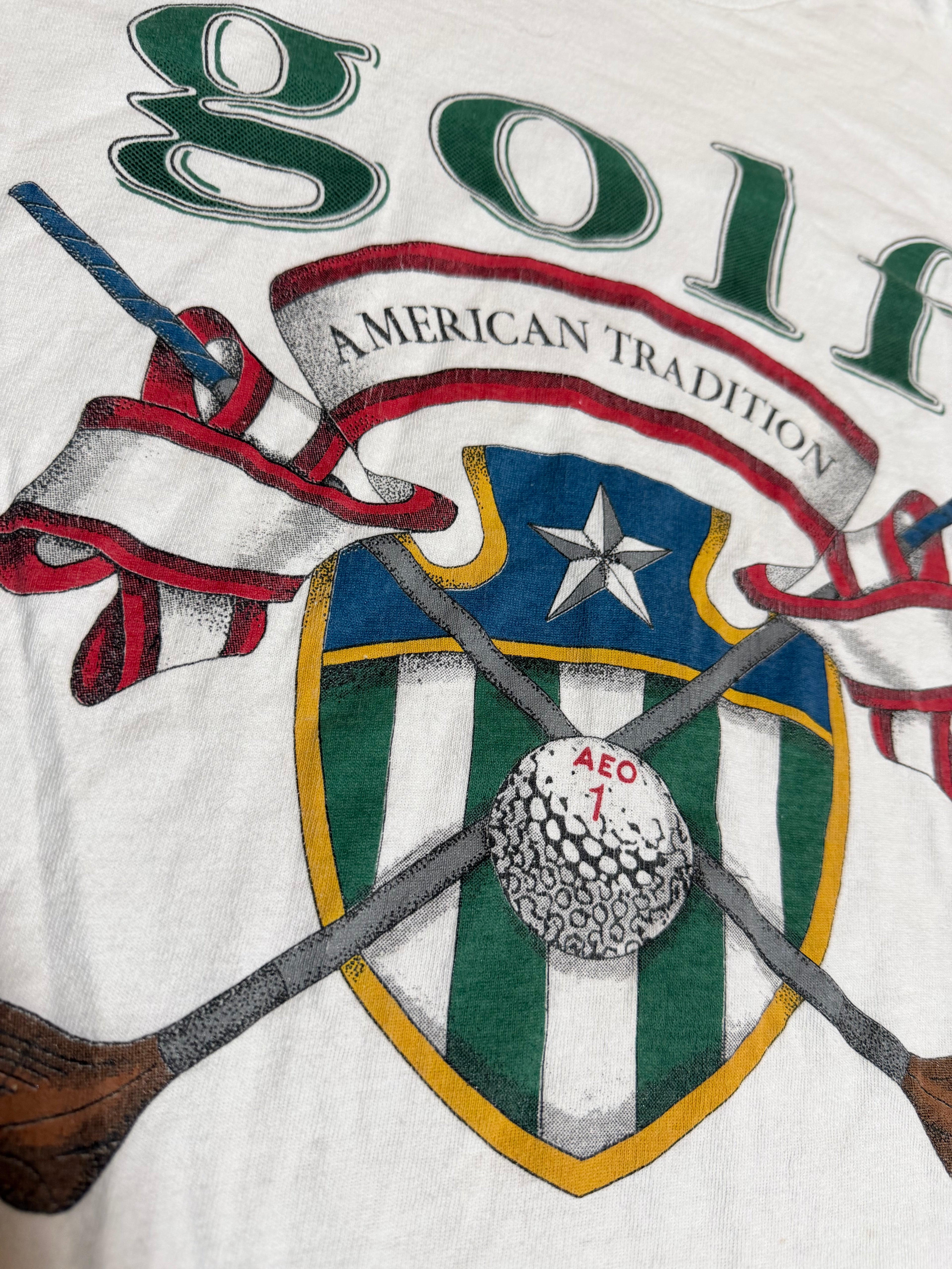 Vintage Golf American Trad. T-Shirt (Stain)