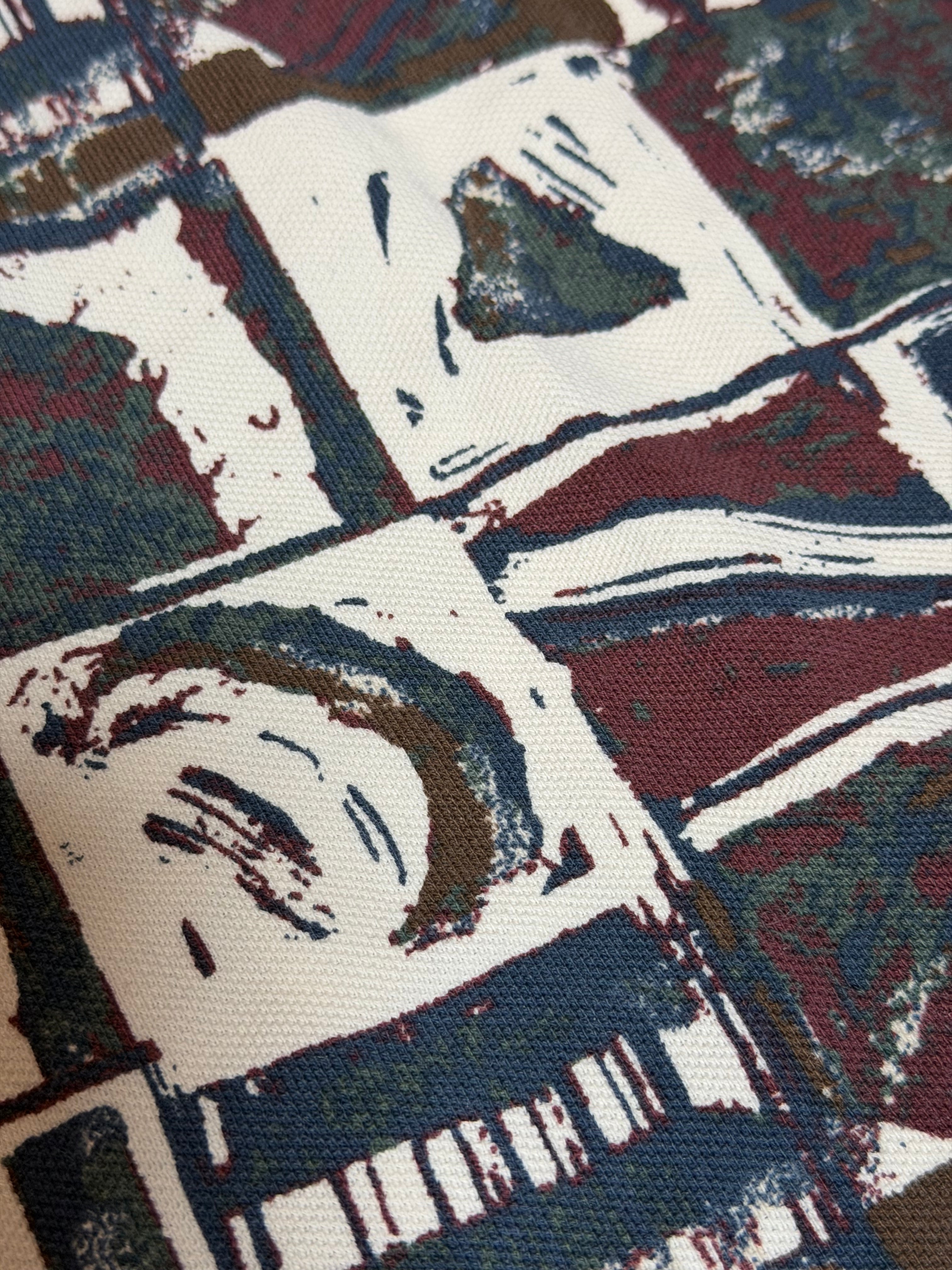 Vintage Greg Norman Patterned Polo - Size XL