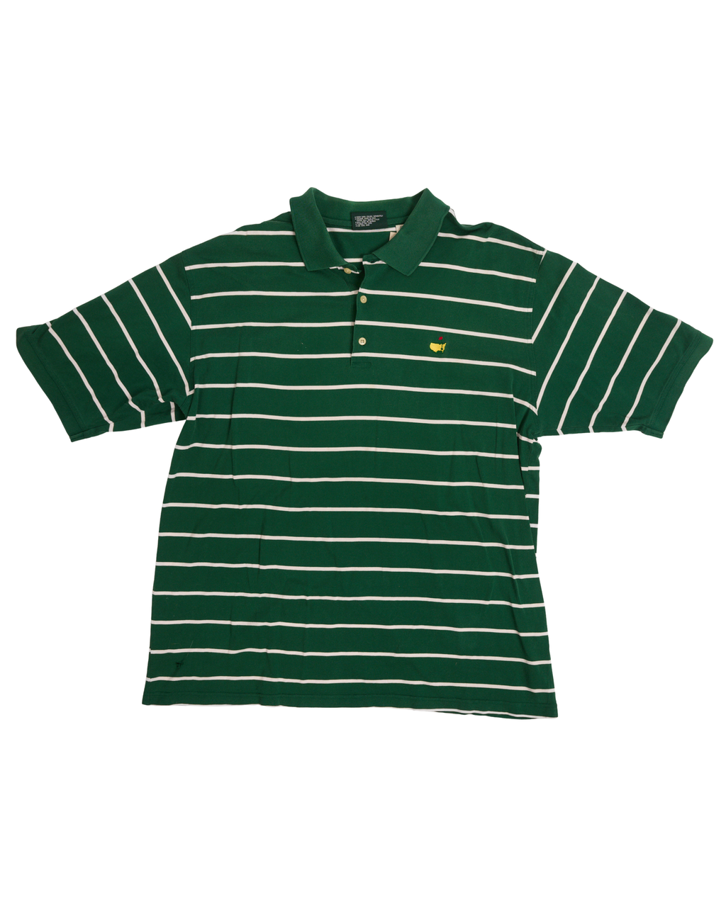 Masters Green And White Stripe Polo (S/U)