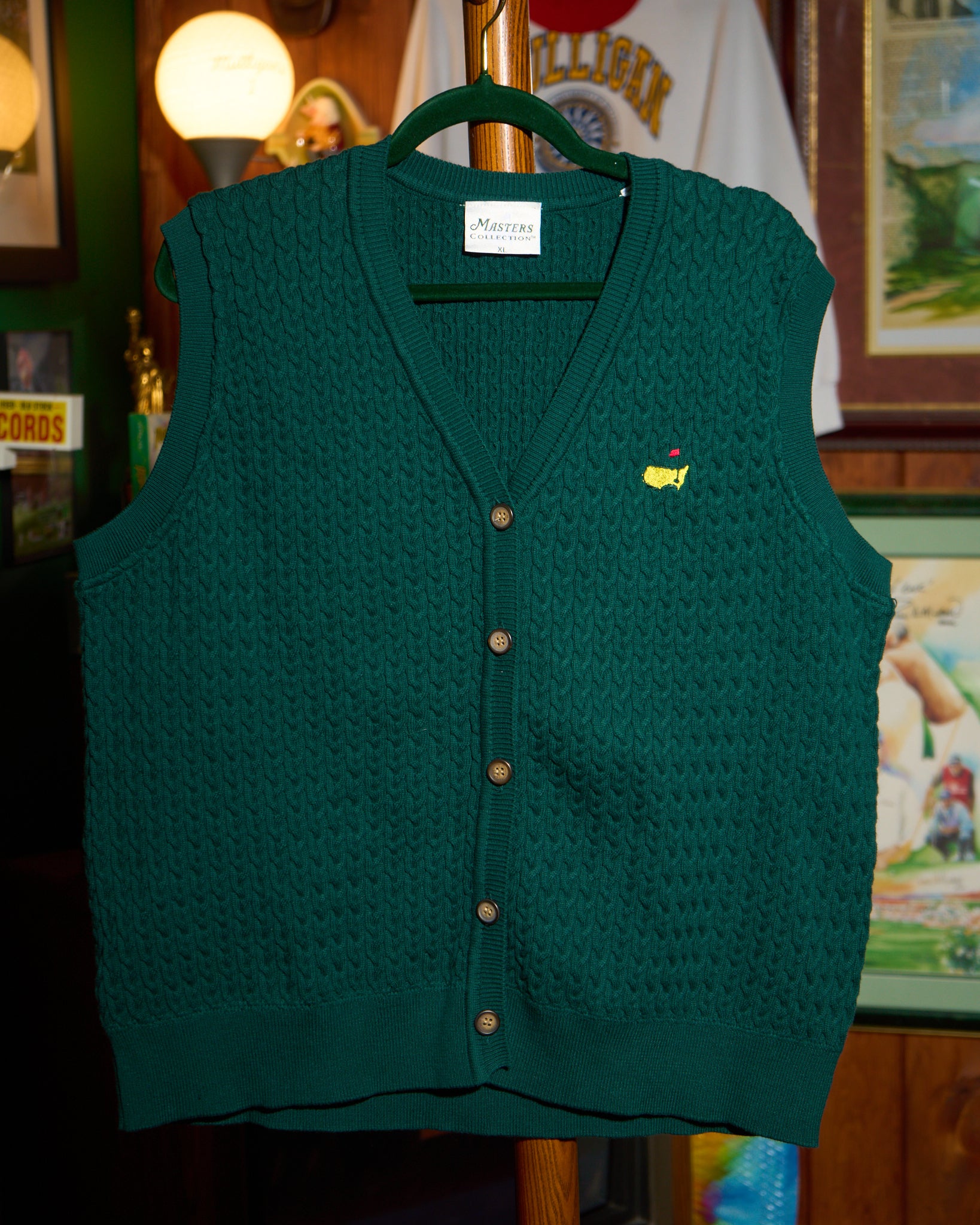 Vintage Masters Woven Sweater Vest