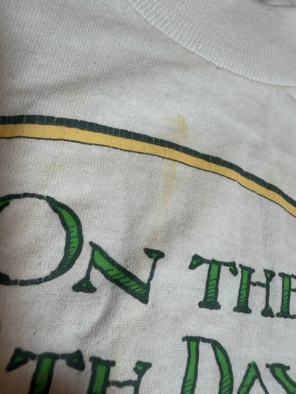 Vintage God Created Golf T-Shirt (Spot)