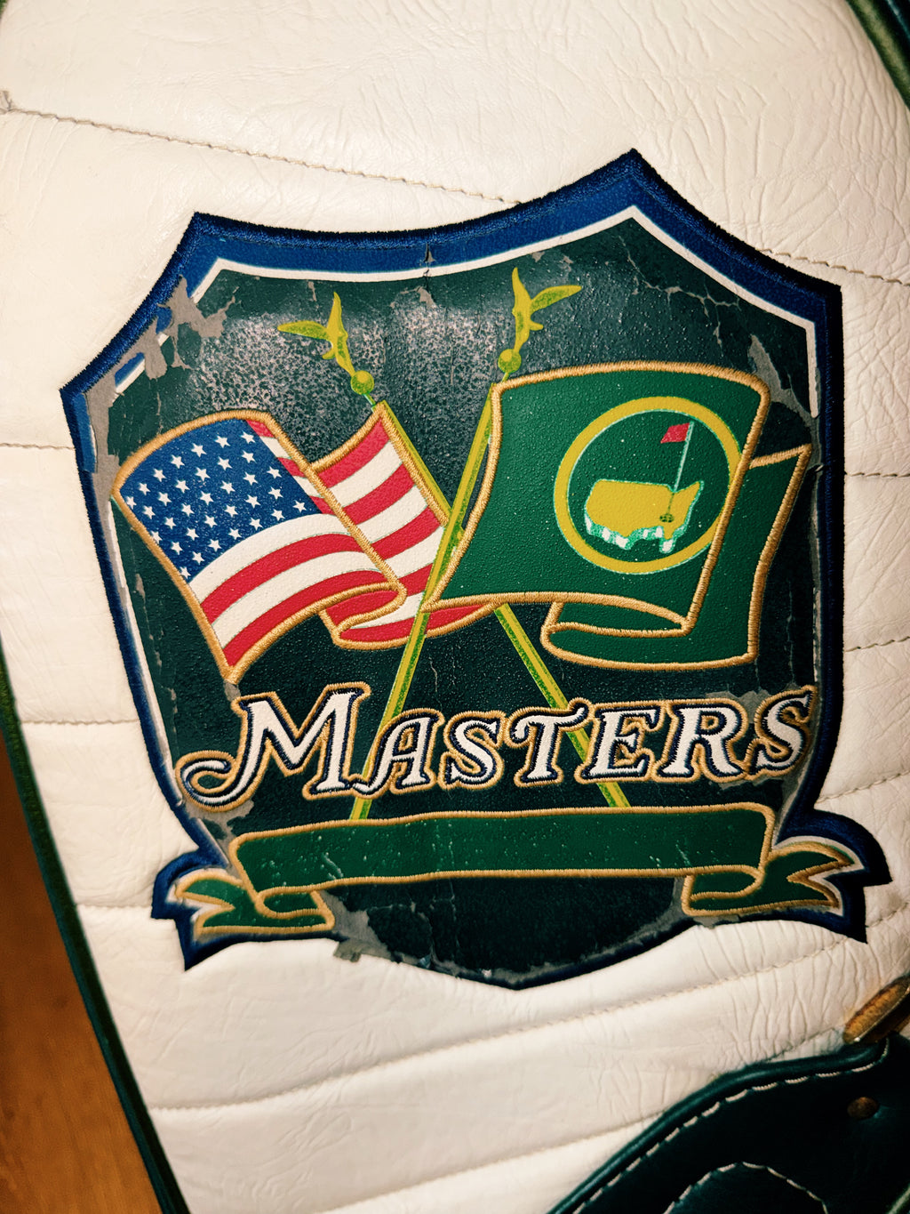 Vintage Masters Crossed Flag Crest Bag
