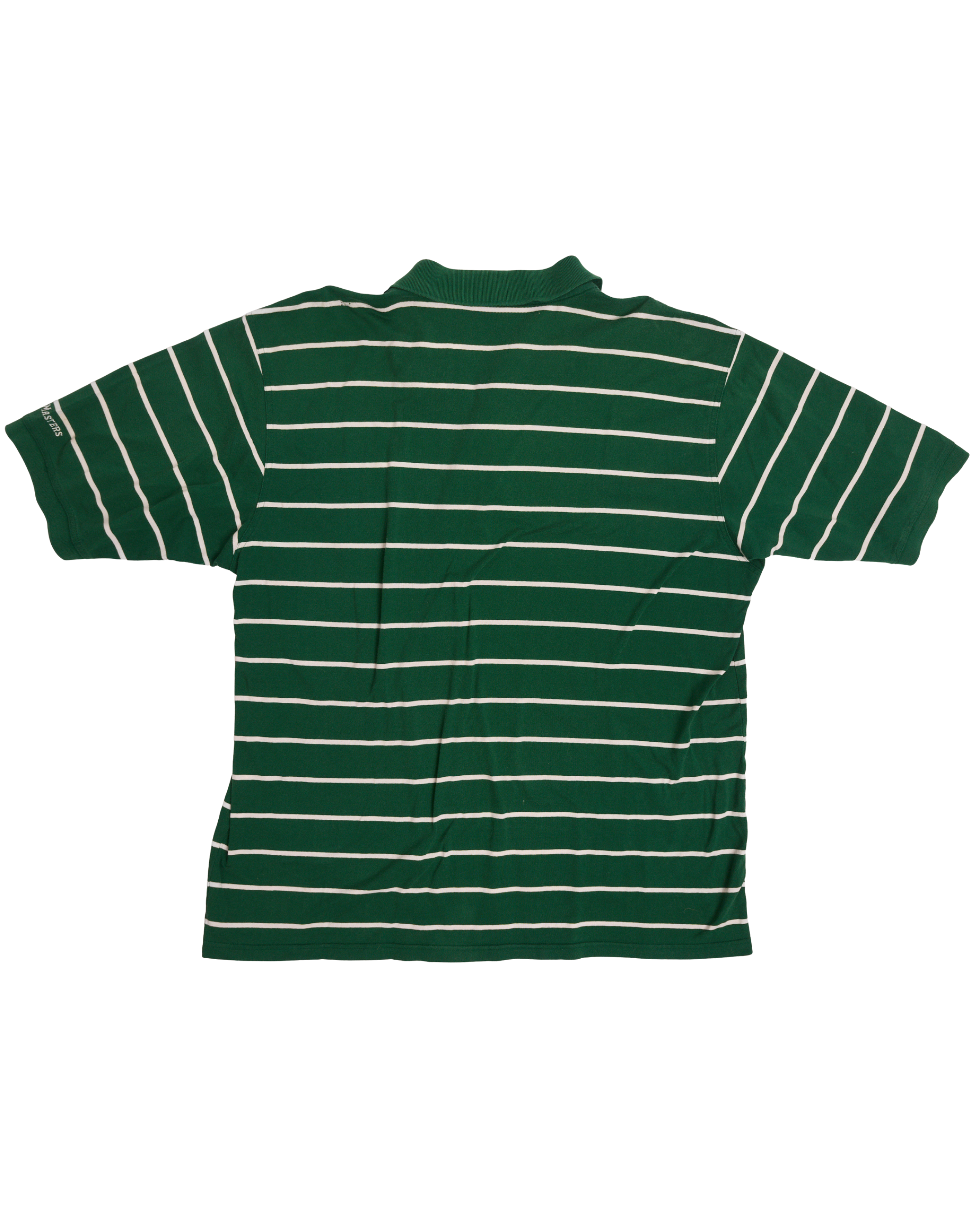 Masters Green And White Stripe Polo (S/U)