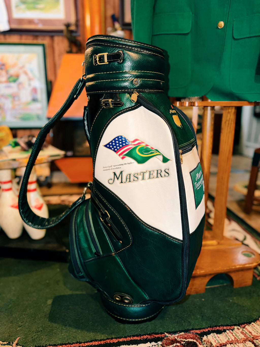 Vintage Masters Crossed Flag Bag