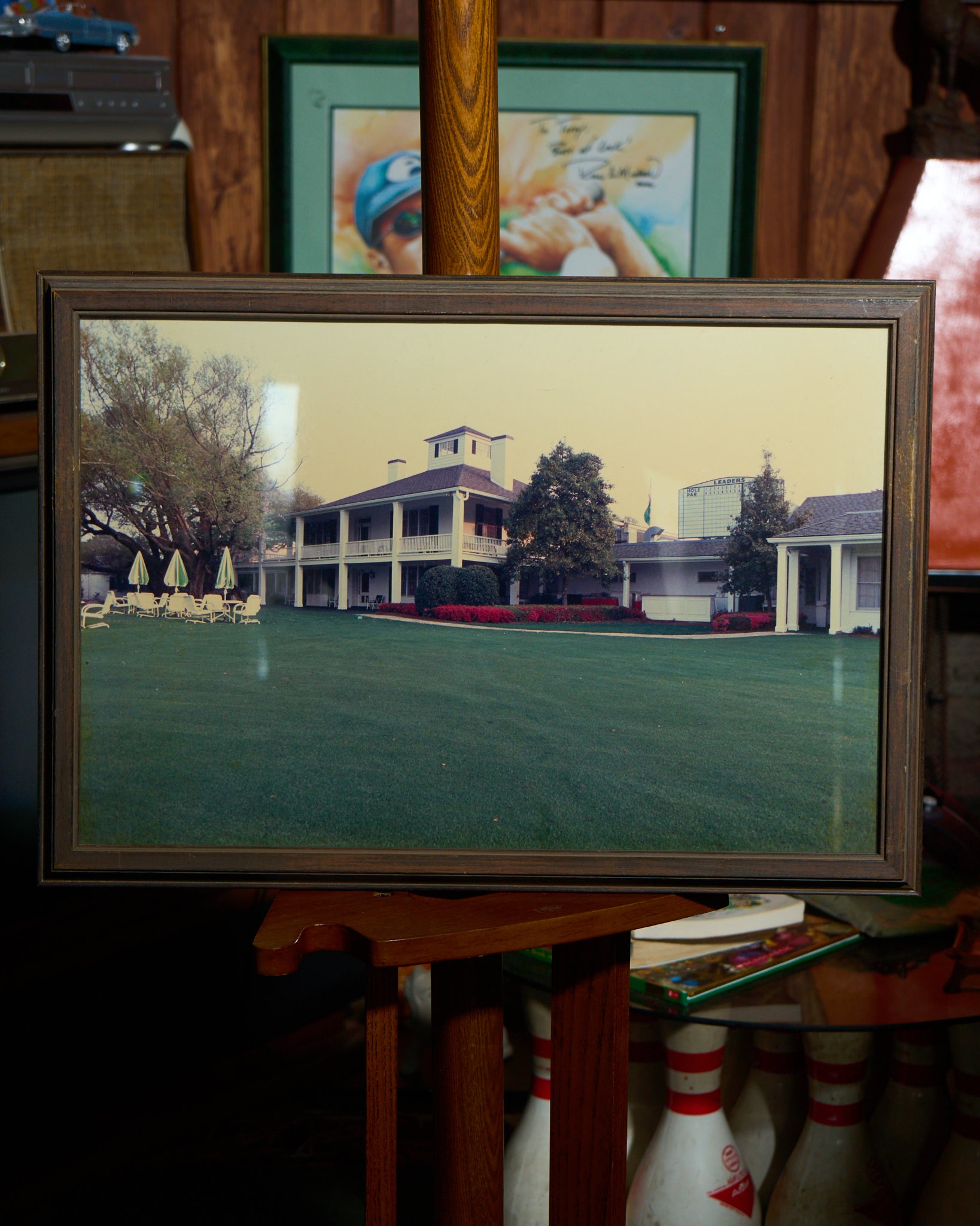 Vintage Augusta National Frank and Paul Christian Framed Photo