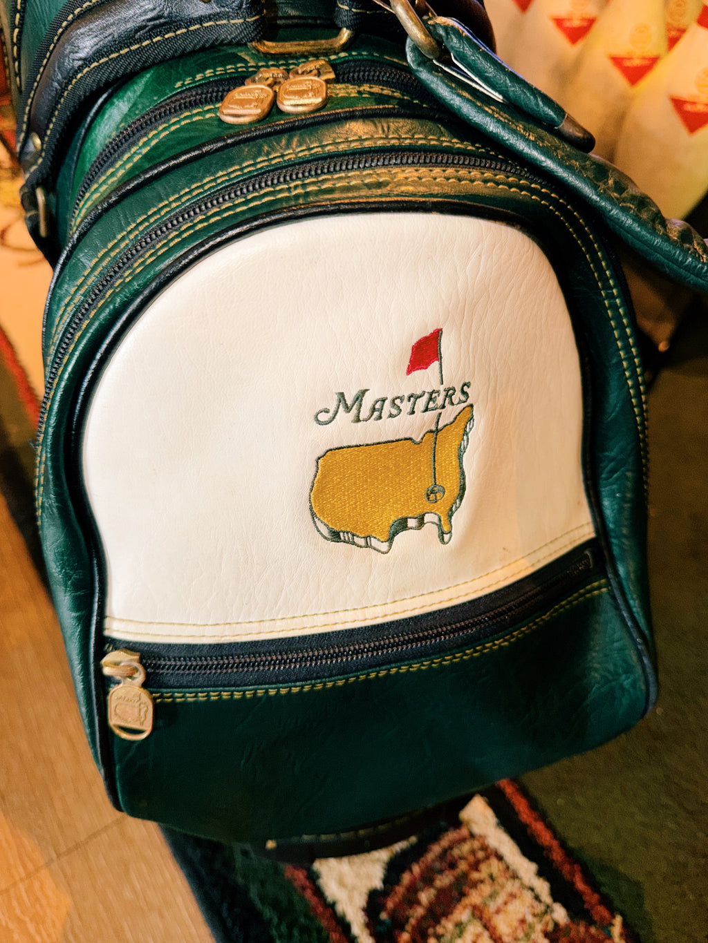 Vintage Masters Crossed Flag Bag