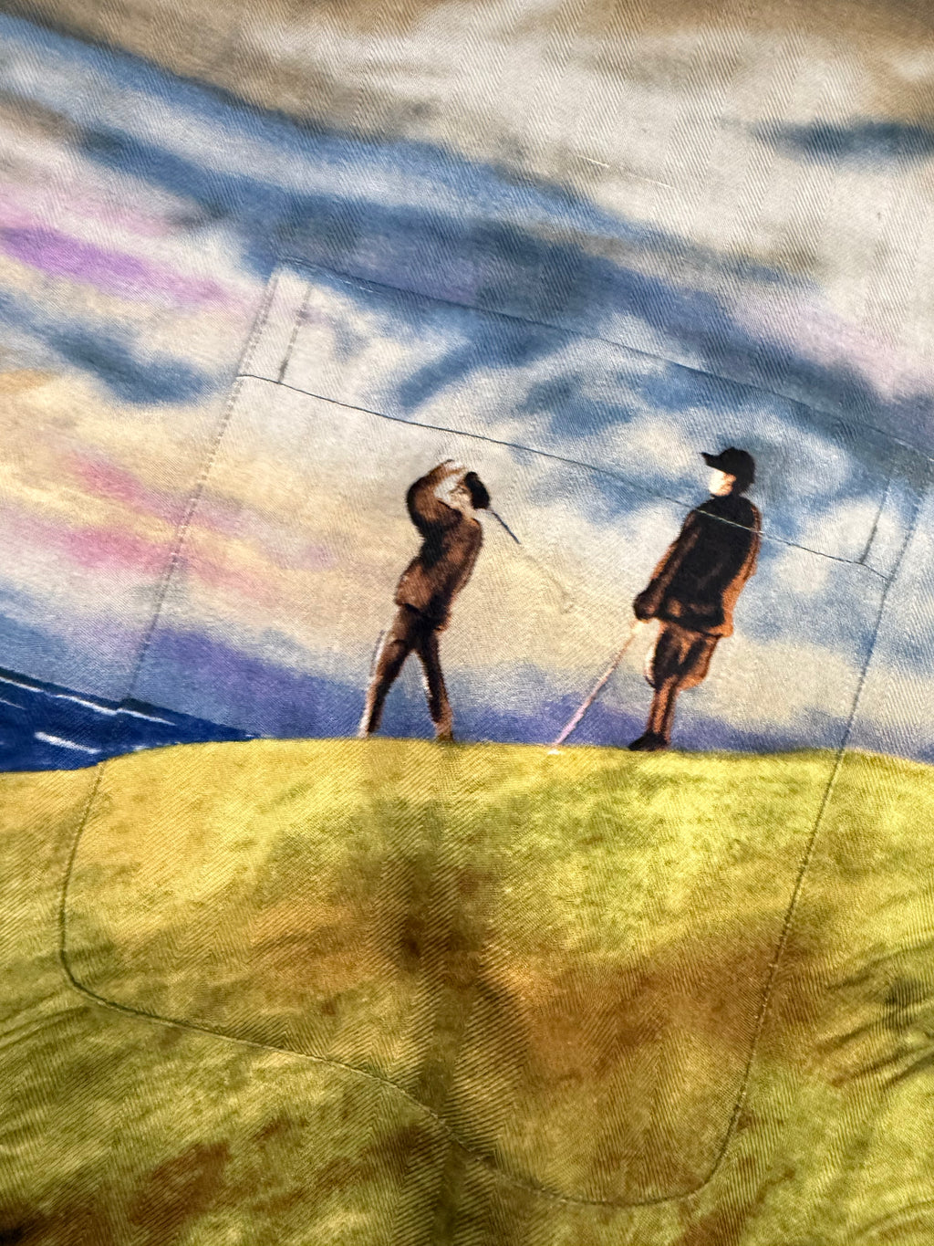 Vintage AOP Irish Golf Button Down Shirt
