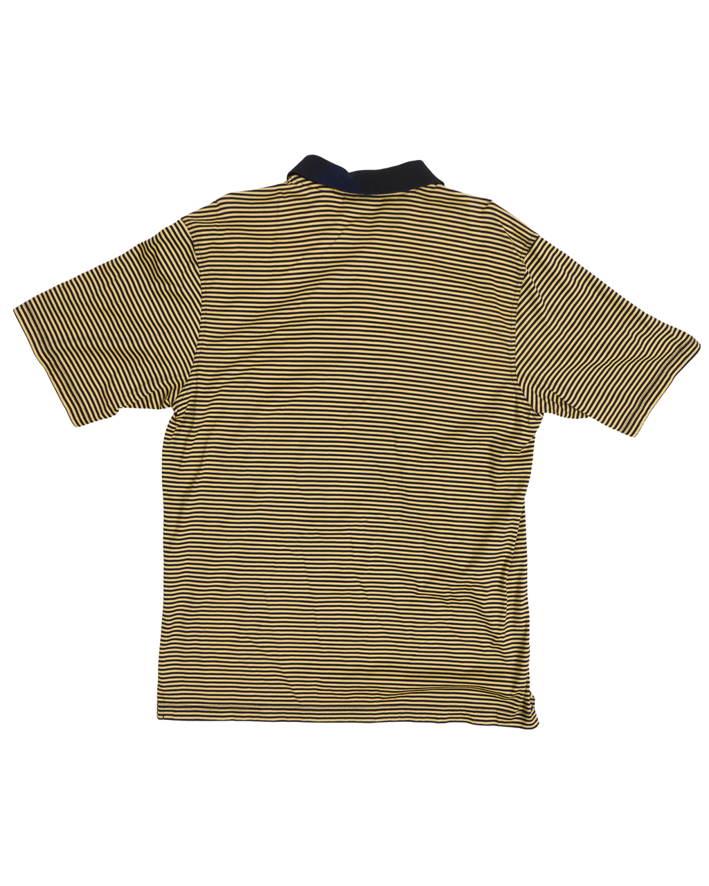 Masters Yellow Blue Striped Polo