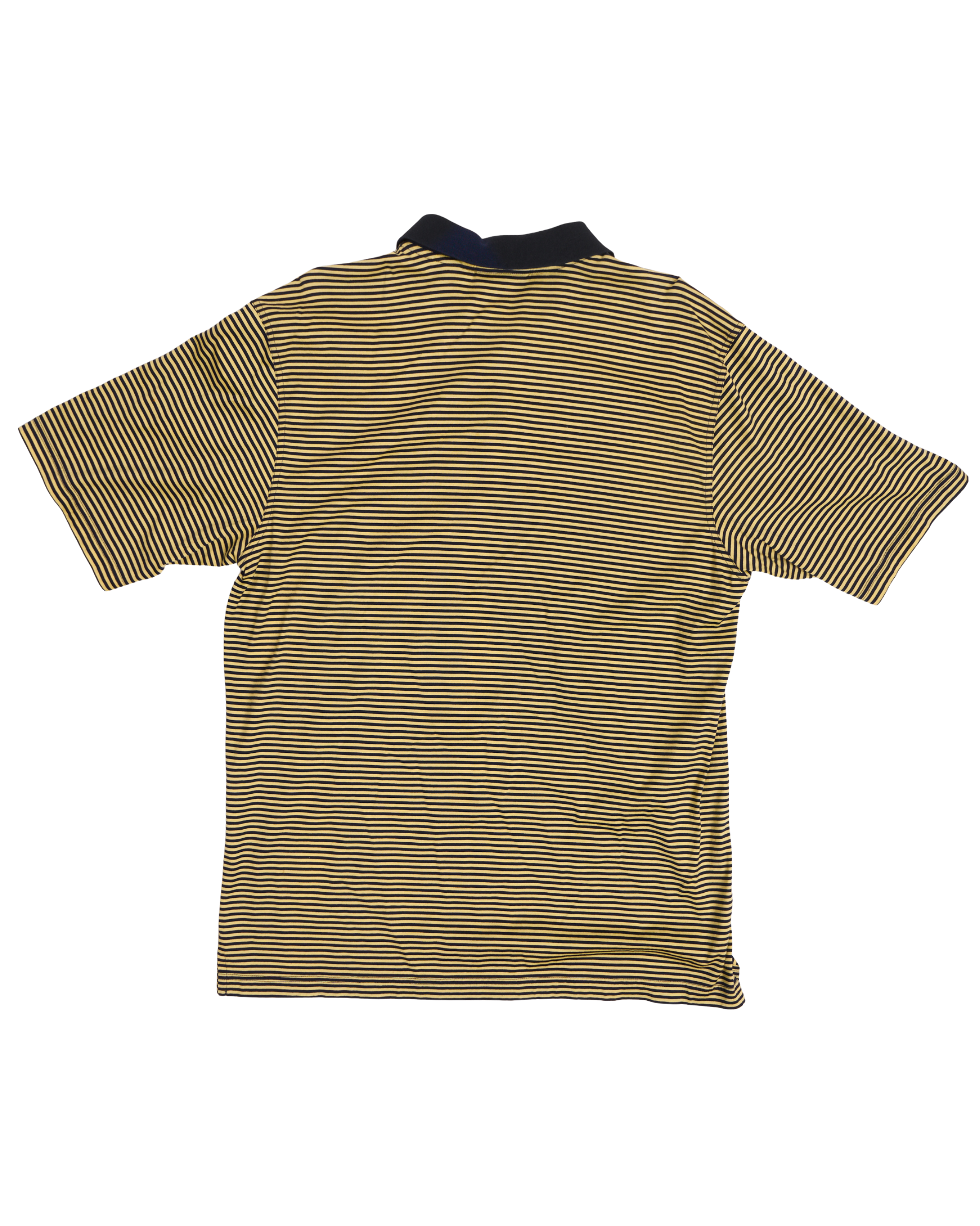 Masters Yellow Blue Striped Polo