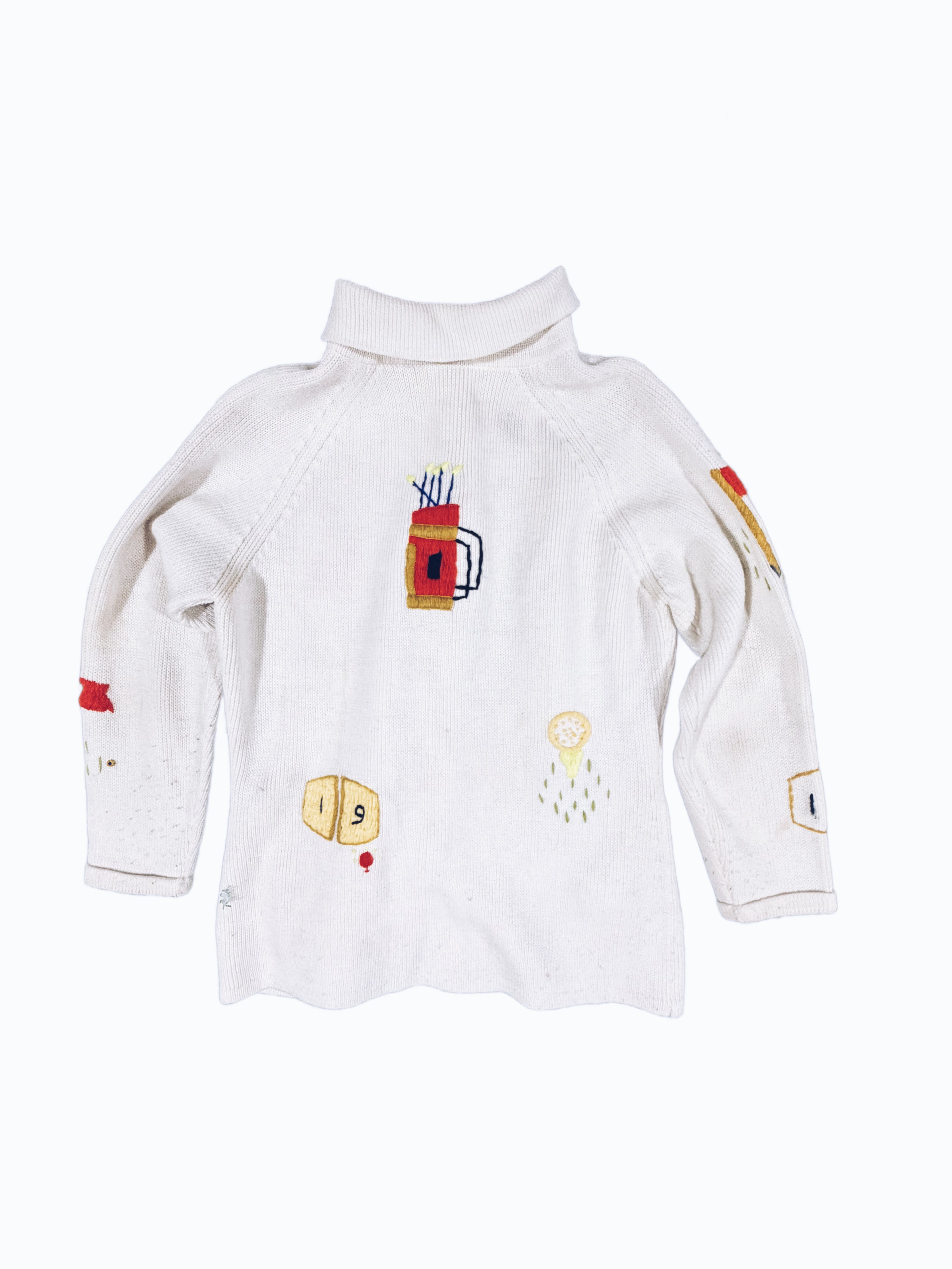 Women's Vintage Handmade Golf Cardigan