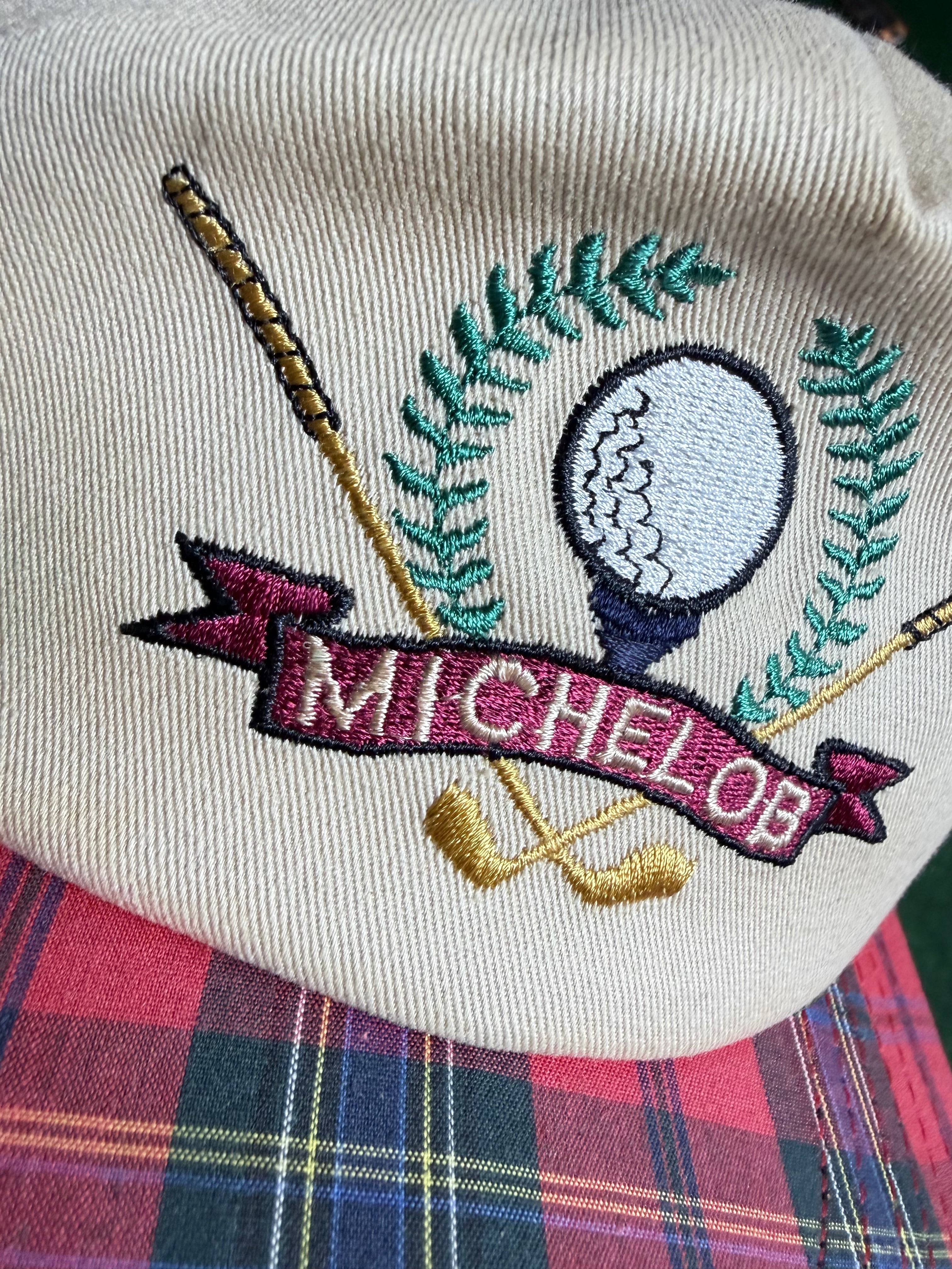 Vintage Michelob Golf Hat