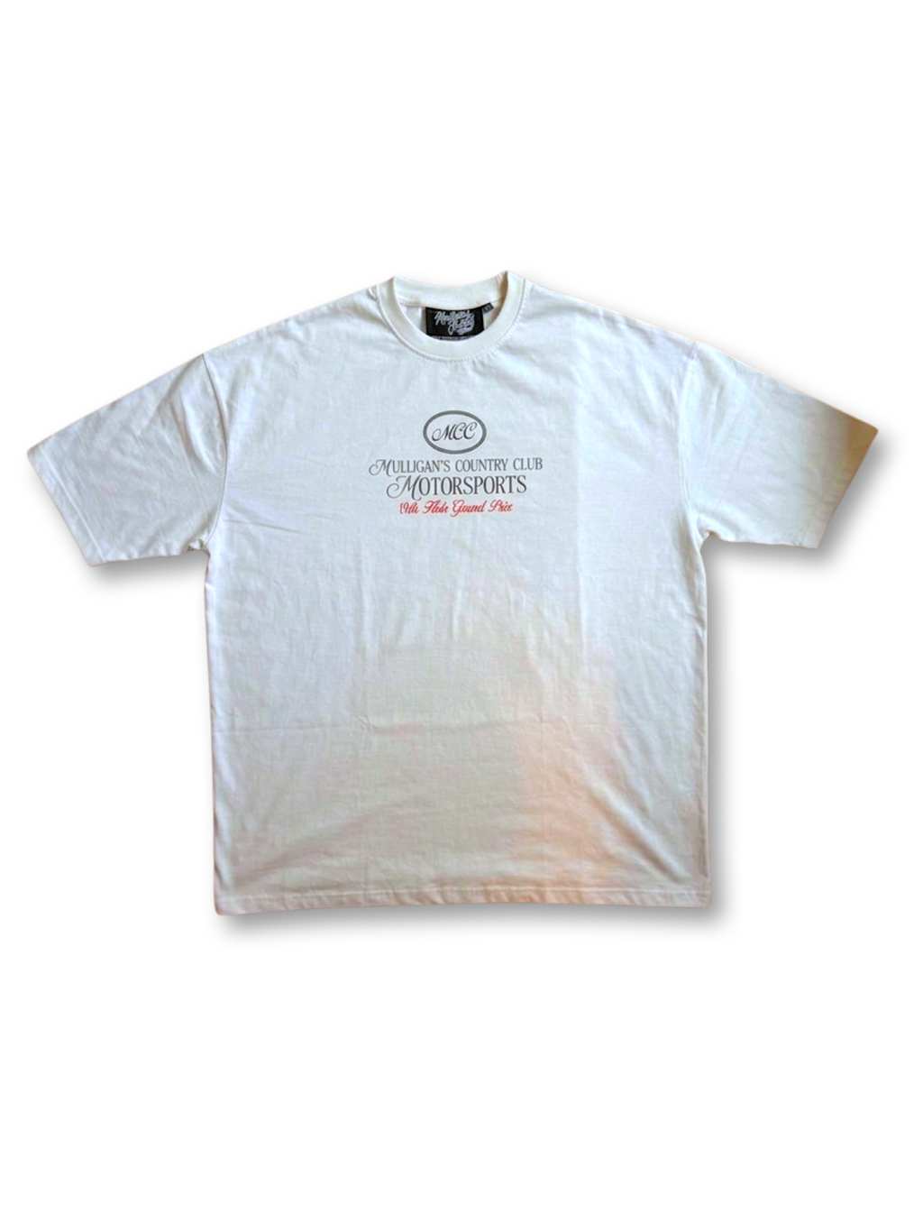 The Mulligan's Motorsports Tee - Crisp White