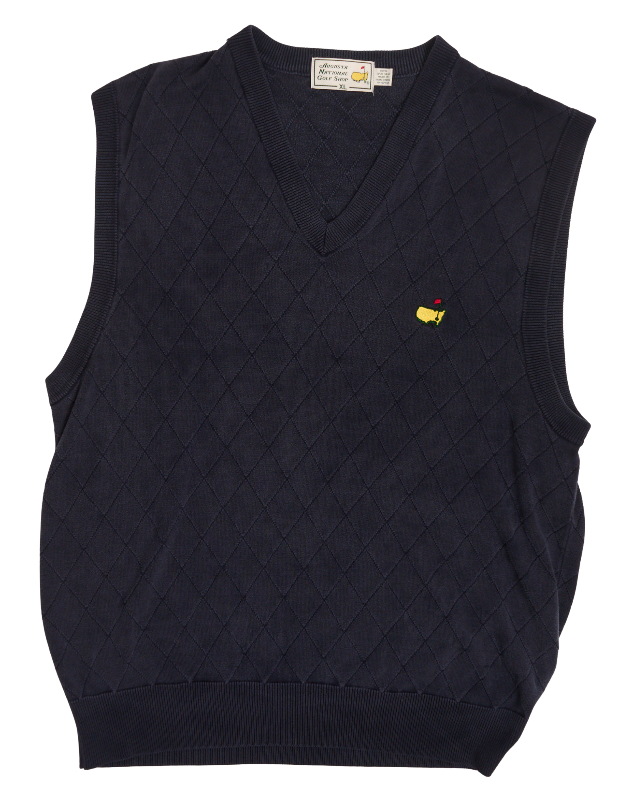 Masters Navy Diamond Sweatervest
