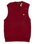 Masters Red Knit Sweatervest
