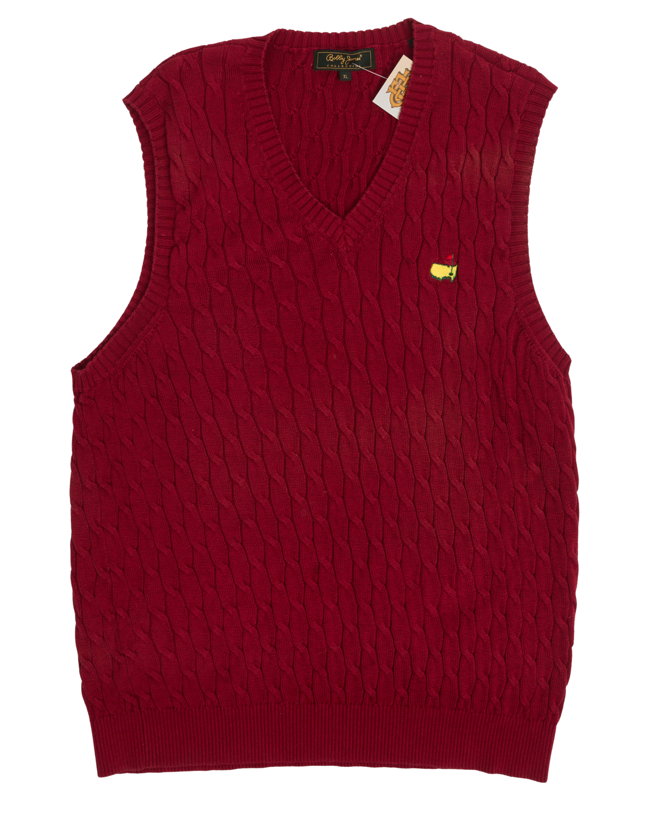 Masters Red Knit Sweatervest