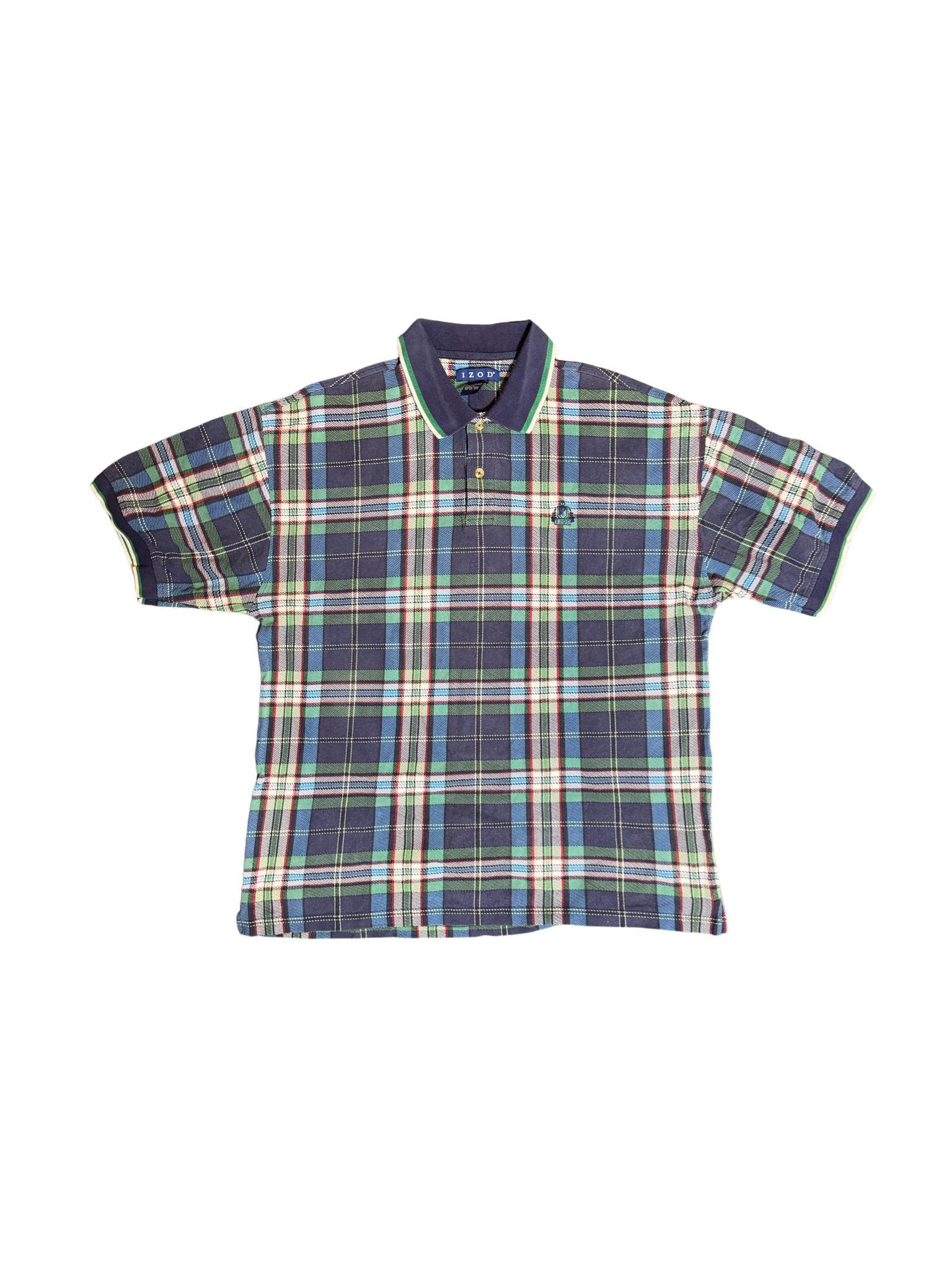 Vintage IZOD Plaid Polo