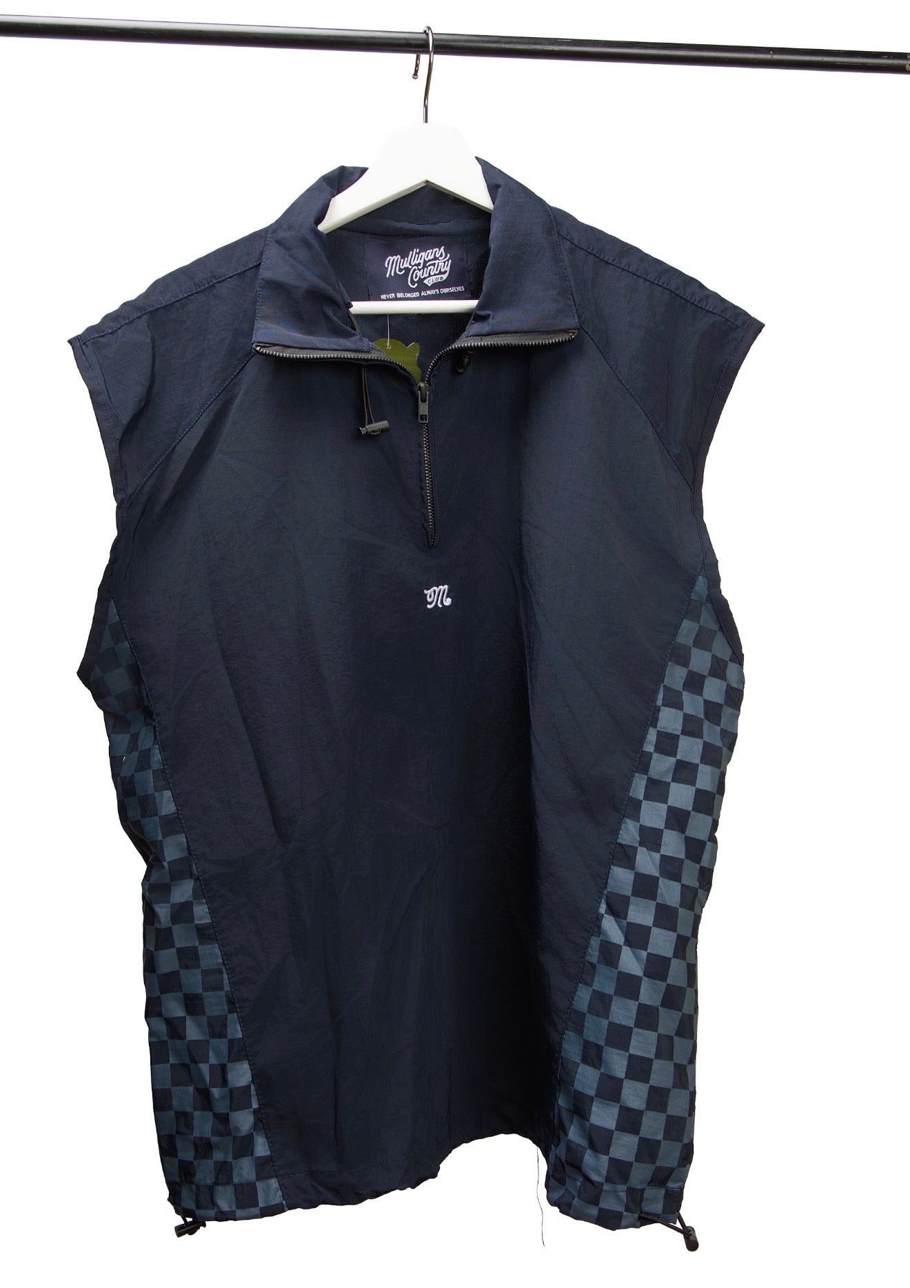 The Check Strike Vest - Deep Blue