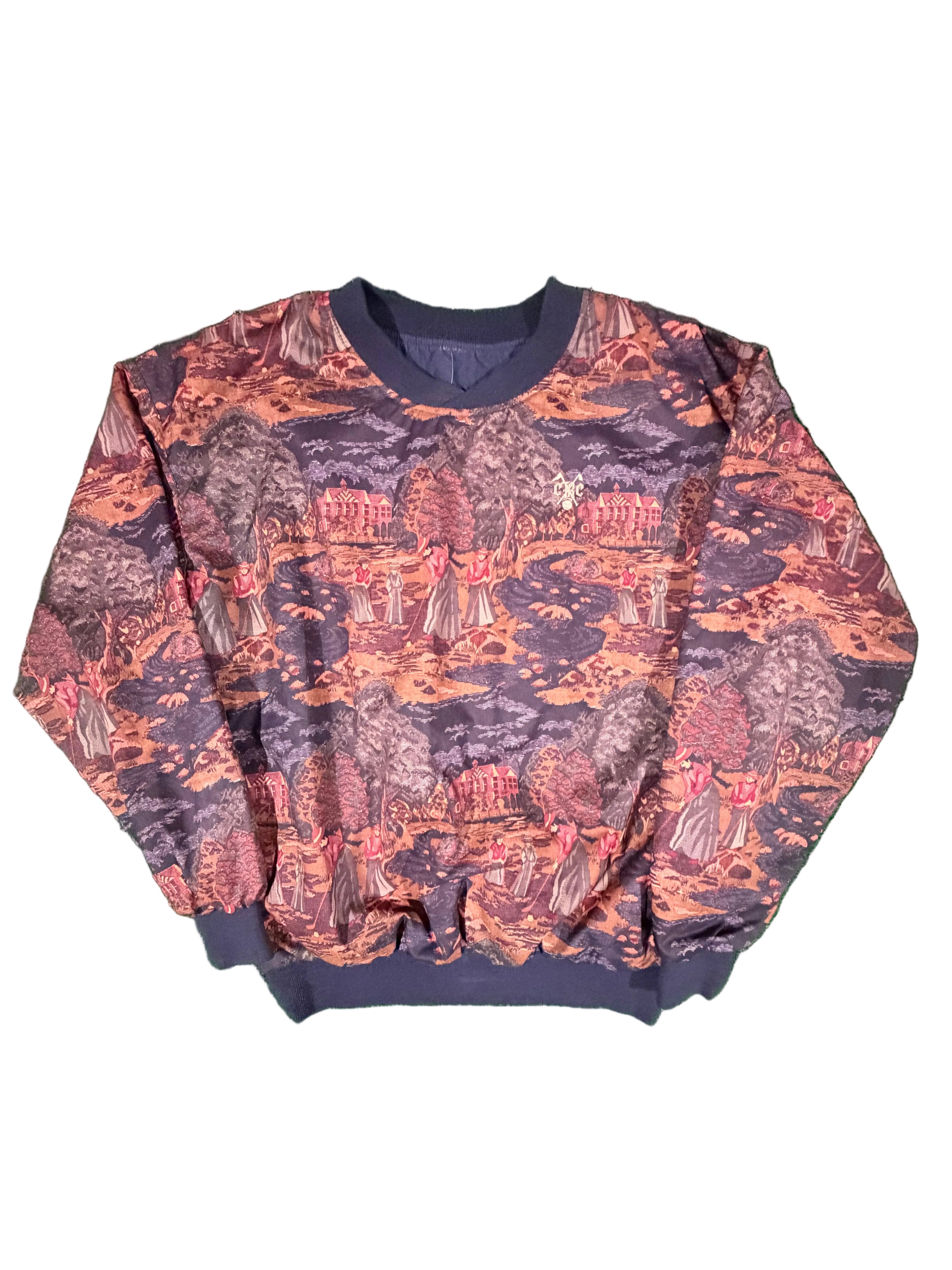 Vintage Tapestry Women Golfing Windbreaker