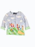 Women's Vintage Knit Cardigan Golf Scene