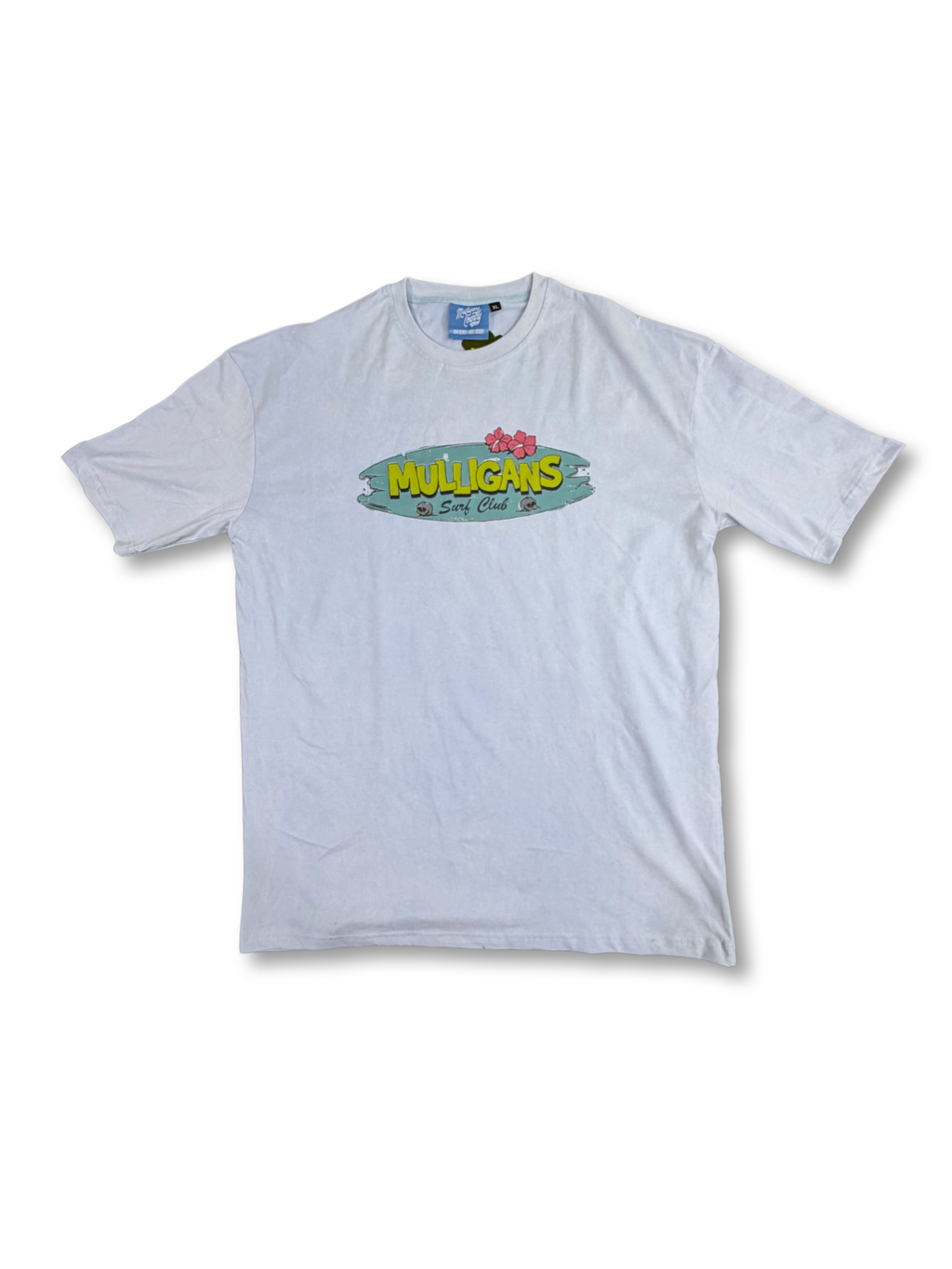 The Mulligan's Surf Club Tee - Surf Blue