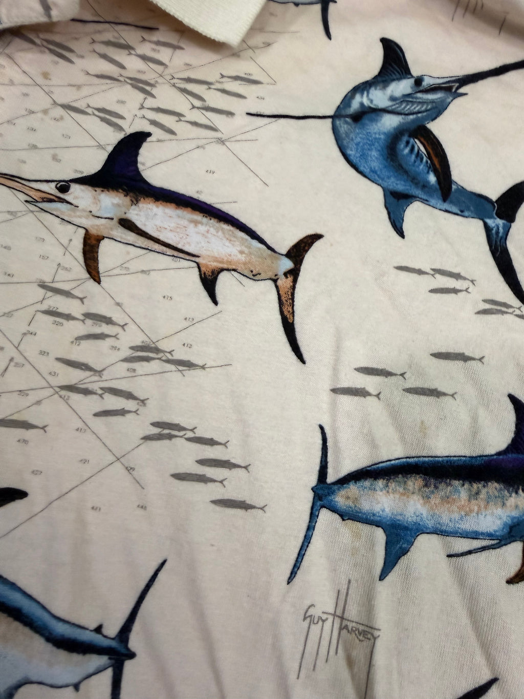 Vintage Guy Harvey Swordfish Polo
