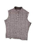 Women's Tail White Pattern Vest