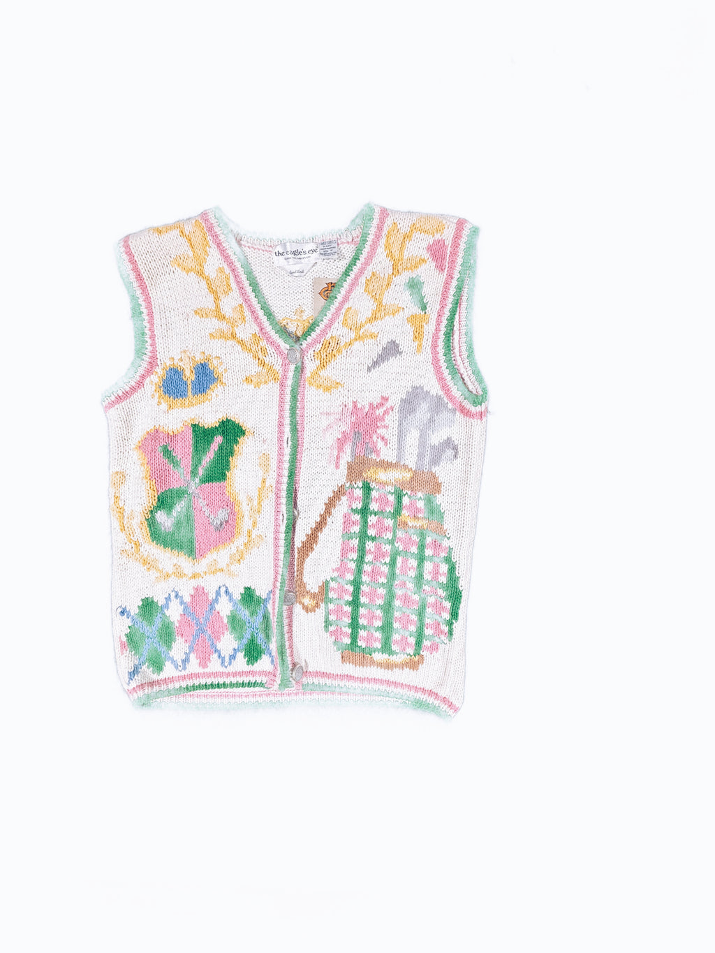 Women's Vintage Handknit Sweatervest