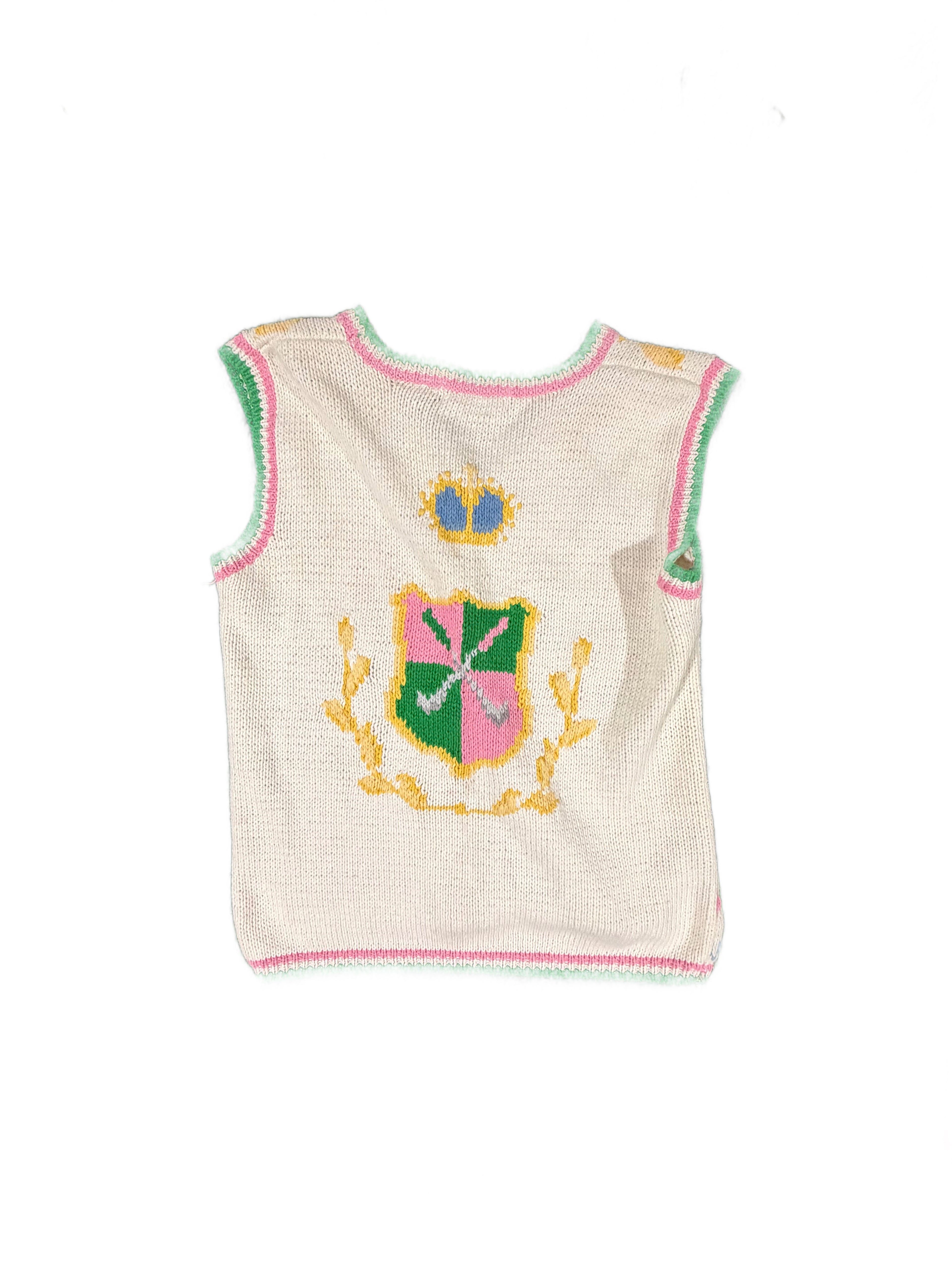 Women's Vintage Handknit Sweatervest