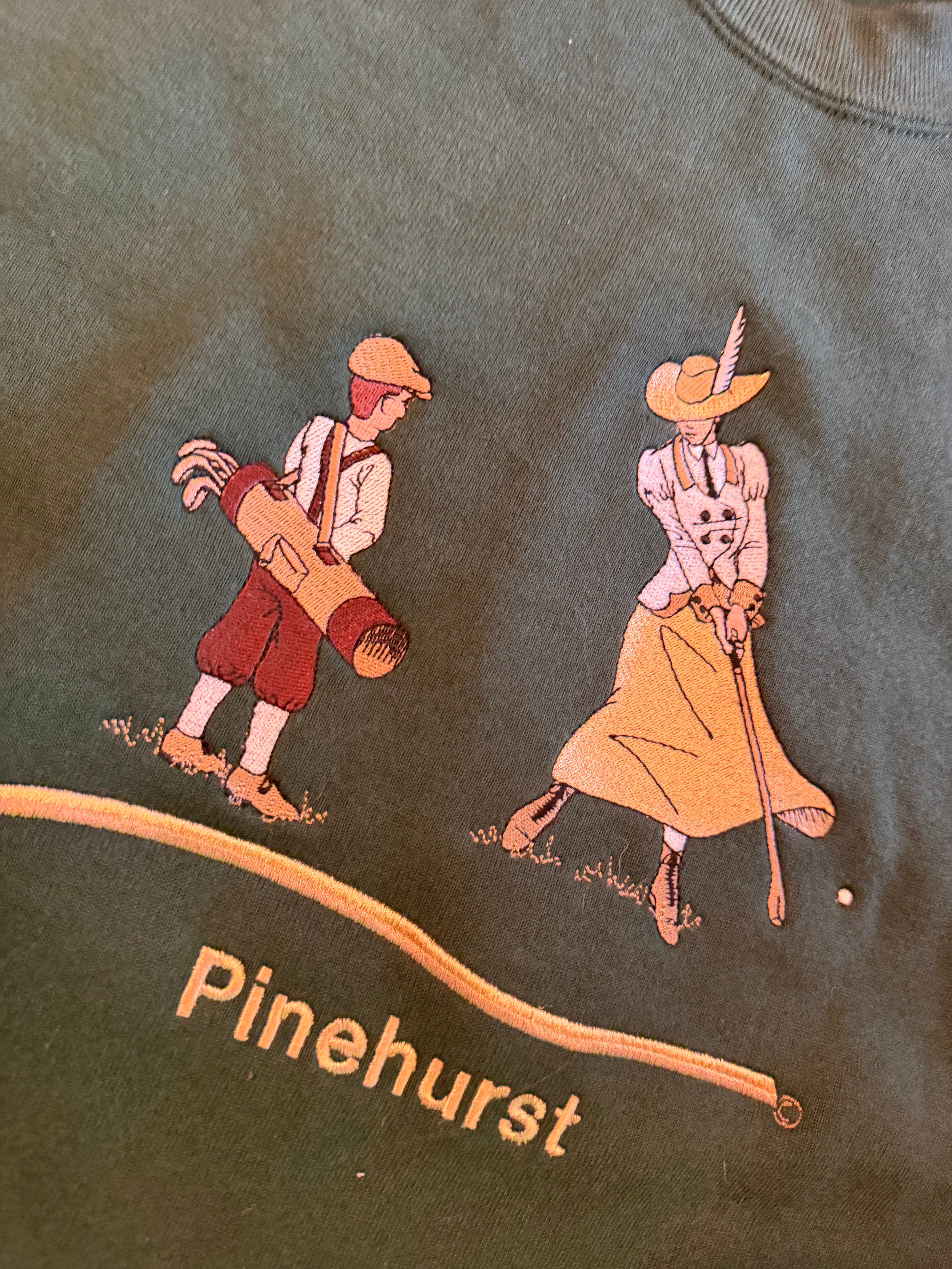 Vintage Green Pinehurst Golfers Crewneck
