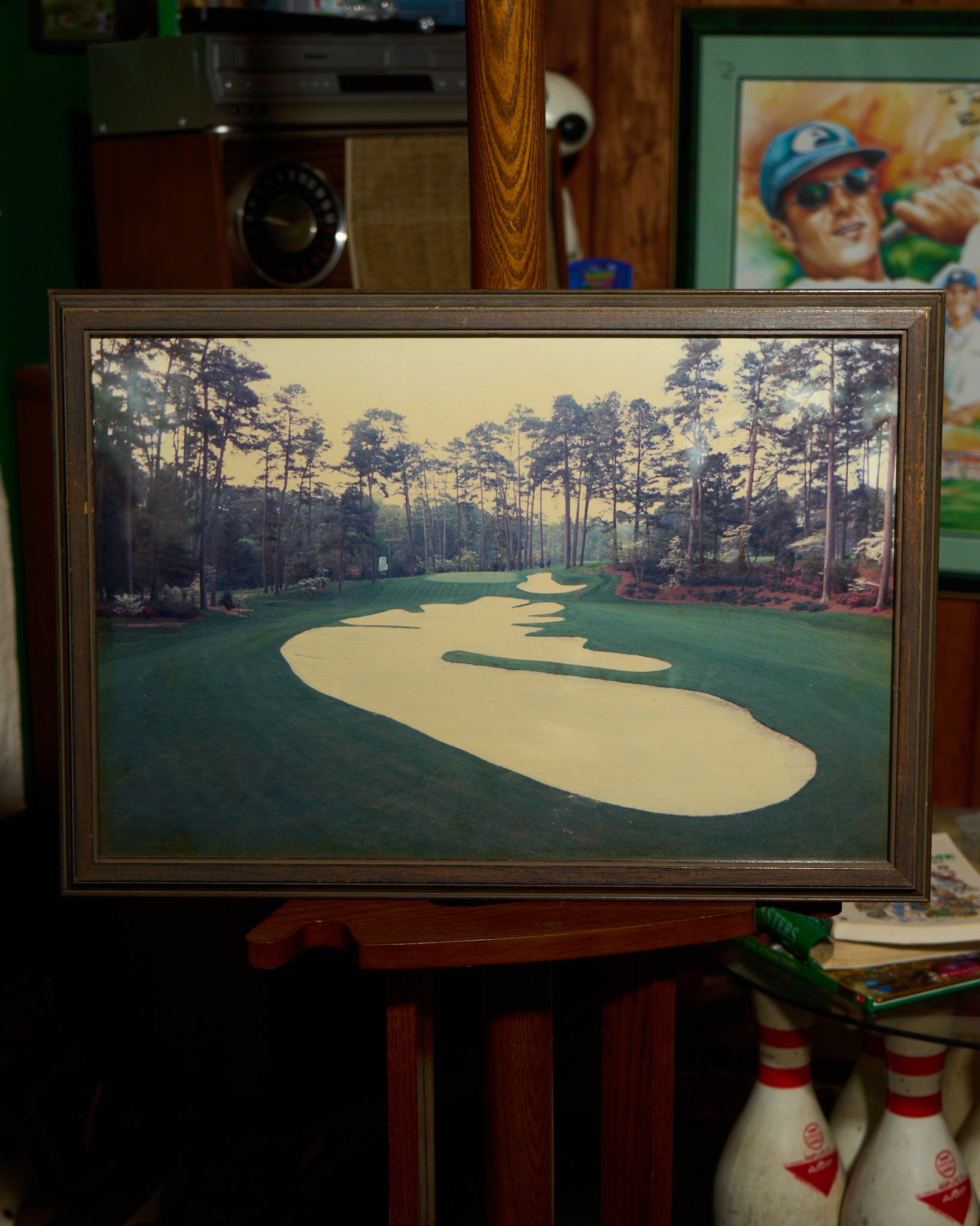 Vintage Augusta National Frank and Paul Christian Framed Photo