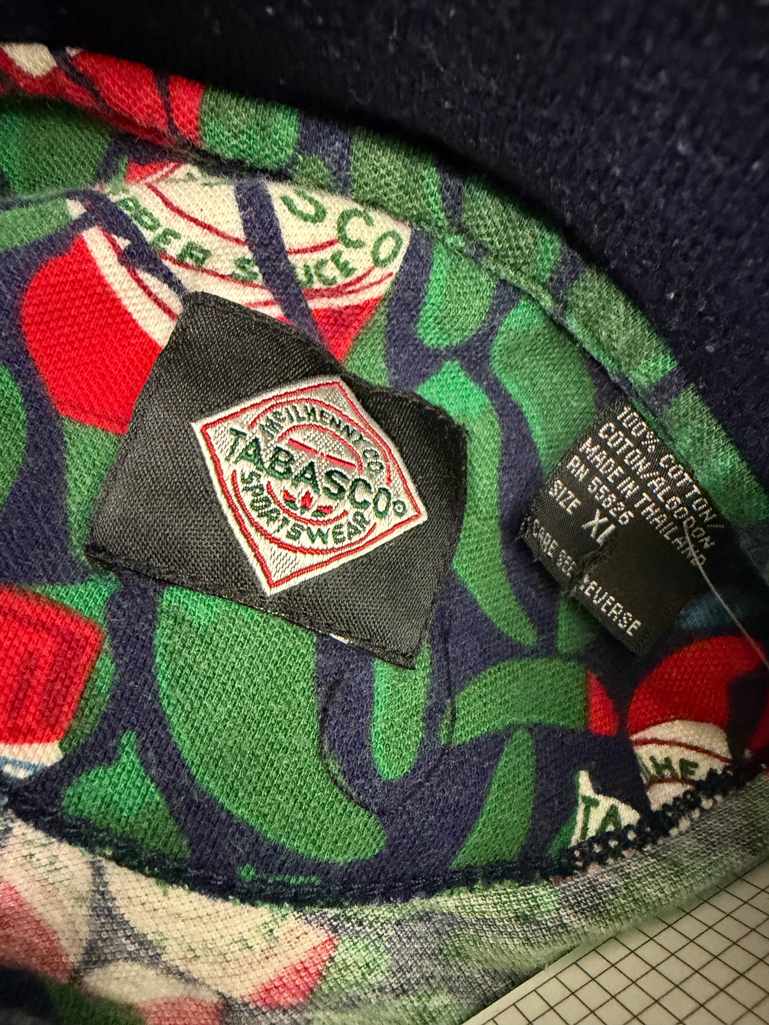 Vintage Tabasco Pepper Visions Polo