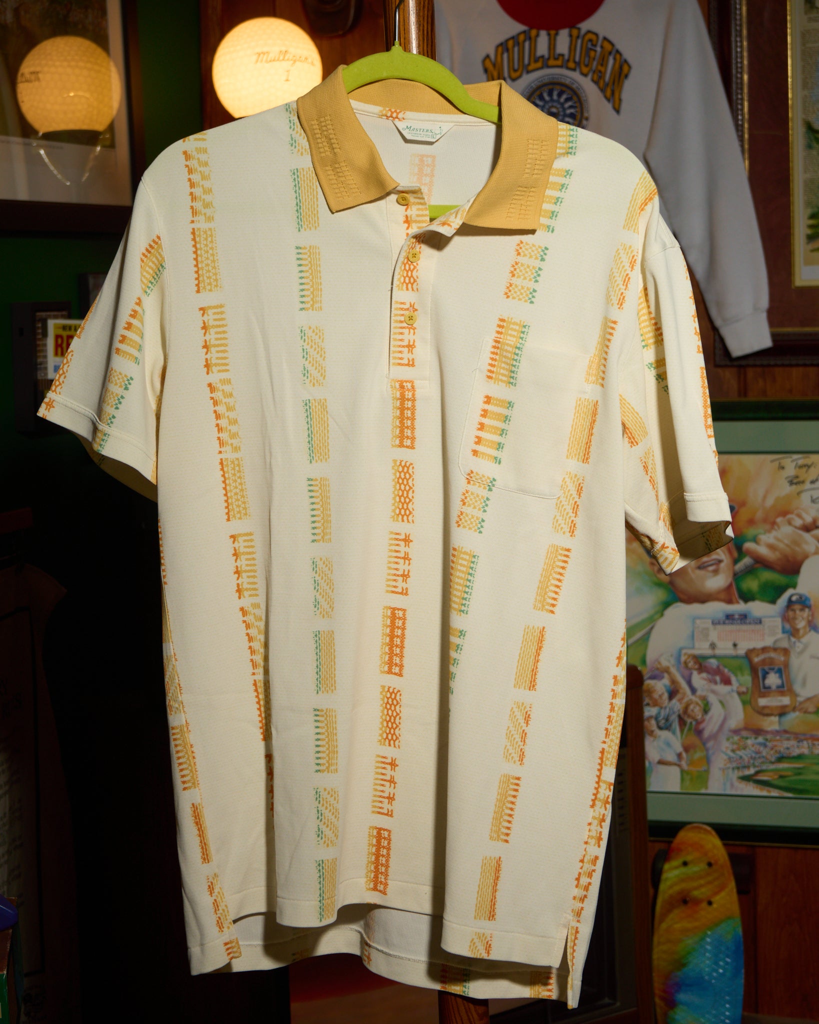 Vintage Japan Exclusive Masters Woodblock Polo
