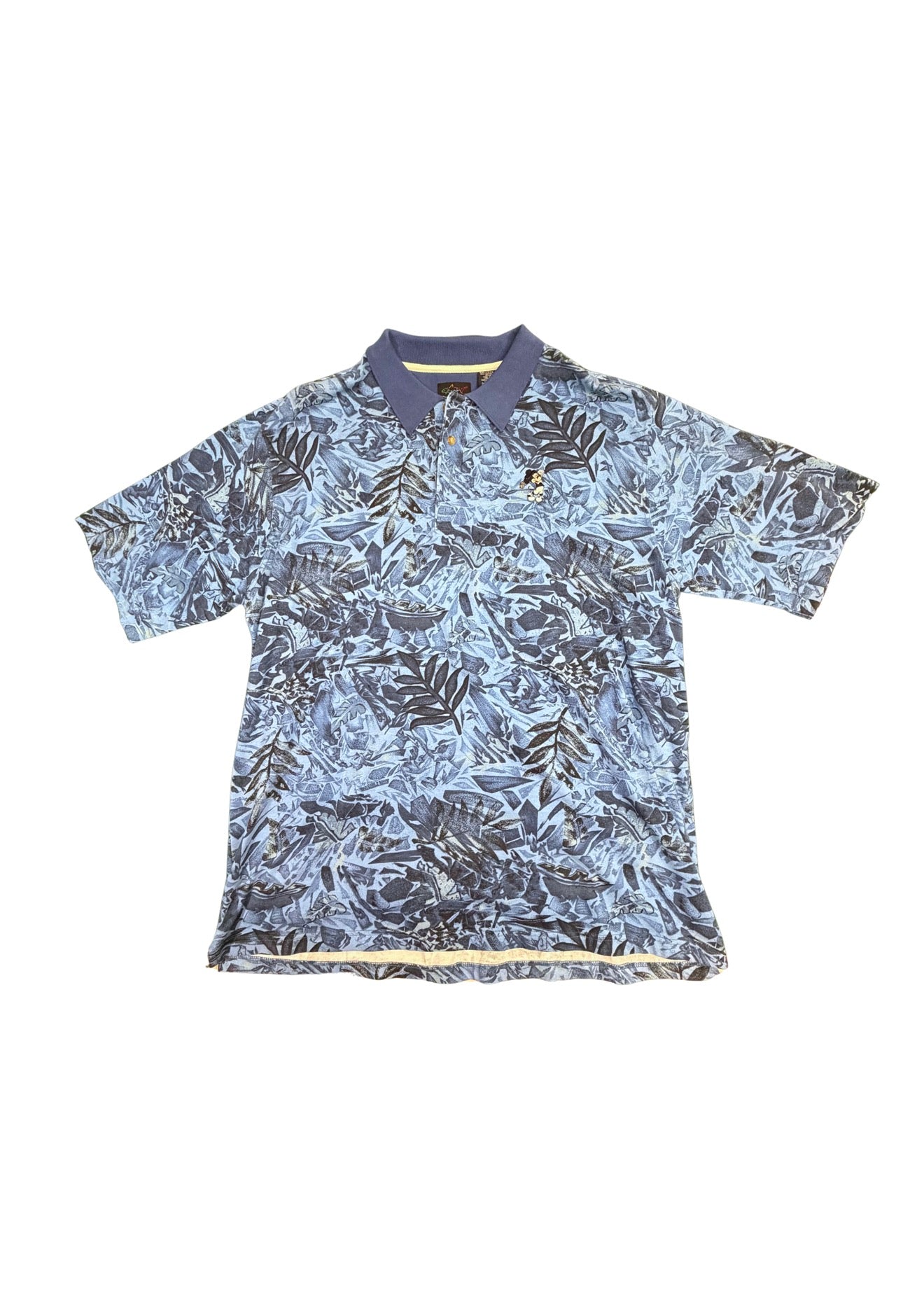Vintage Greg Norman Tropical Blues Mickey Polo