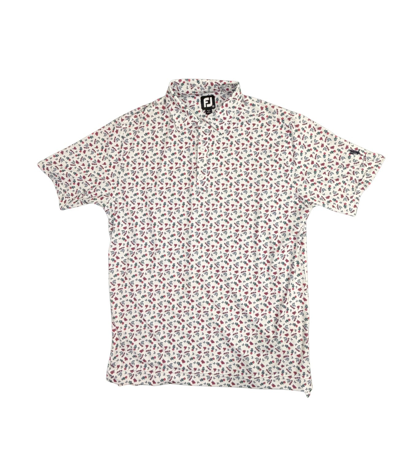 Footjoy Pink Azalea Blossoms Polo