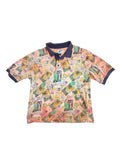 Vintage Cutter and Buck Golf Scenes AOP Polo